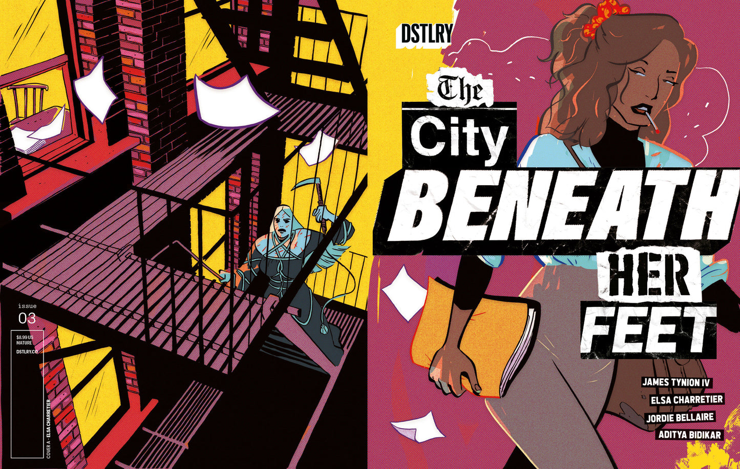 THE CITY BENEATH HER FEET #3 CVR A ELSA CHARRETIER ISBN: 61499847361800311 - FOC DATE: 5/10/26 - Release Date: 7/1/26