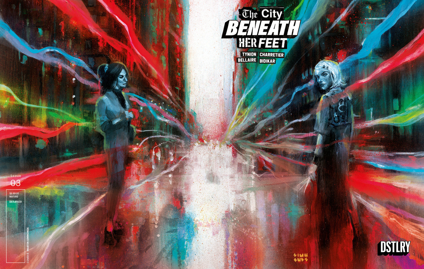THE CITY BENEATH HER FEET #3 CVR B MARTIN SIMMONDS VARIANT ISBN: 61499847361800321 - FOC DATE: 5/10/26 - Release Date: 7/1/26