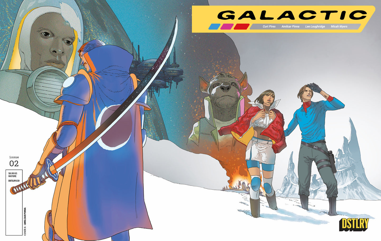 GALACTIC #2 CVR A AMILCAR PINNA ISBN: 61499847378600211 - FOC DATE: 6/7/26 - Release Date: 7/29/26