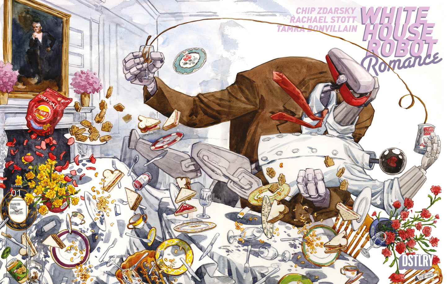 WHITE HOUSE ROBOT ROMANCE #1 JILL THOMPSON VARIANT - ISBN: 61499847382300121 - Release Date: 9/3/25