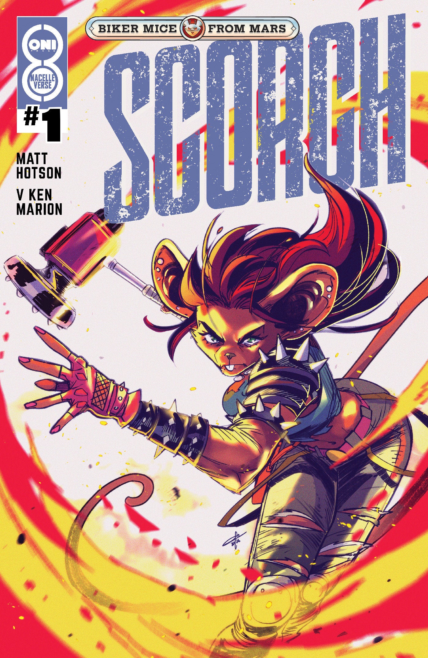 BIKER MICE FROM MARS SCORCH #1 CVR B ELEONORA CARLINI VAR ISBN: 64985600888600121 - FOC DATE: 7/5/26 - Release Date: 8/12/26