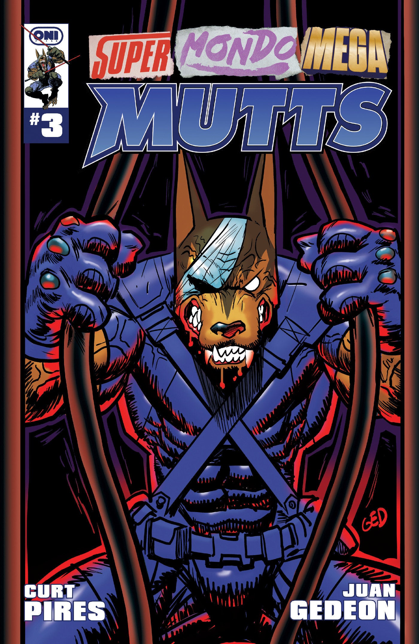 SUPER MONDO MEGA MUTTS #3 CVR A JUAN GEDEON ISBN: 64985600904303011 - FOC DATE: 8/23/26 - Release Date: 9/30/26