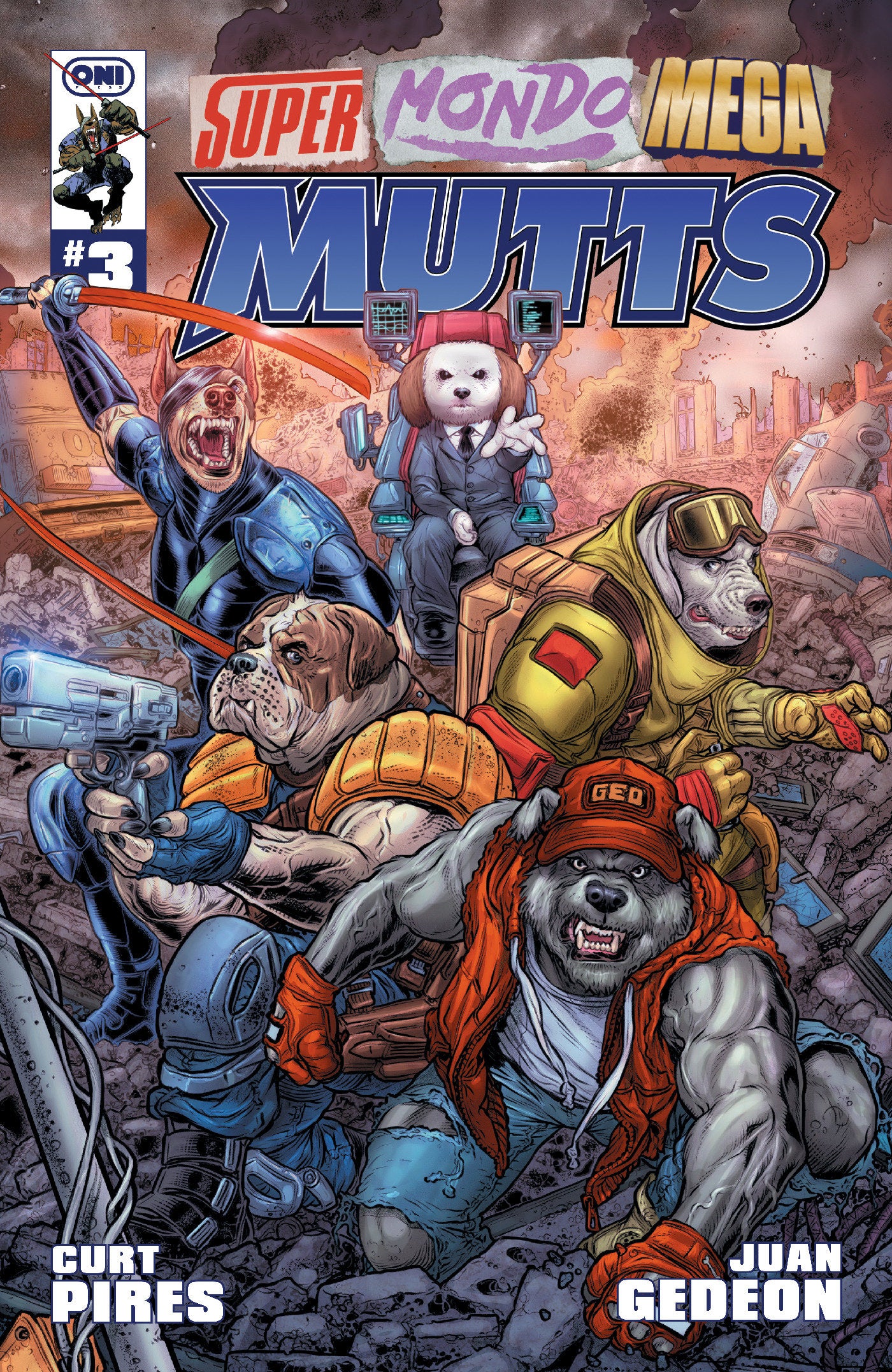 SUPER MONDO MEGA MUTTS #3 CVR C JUAN JOSE RYP VAR ISBN: 64985600904303031 - FOC DATE: 8/23/26 - Release Date: 9/30/26