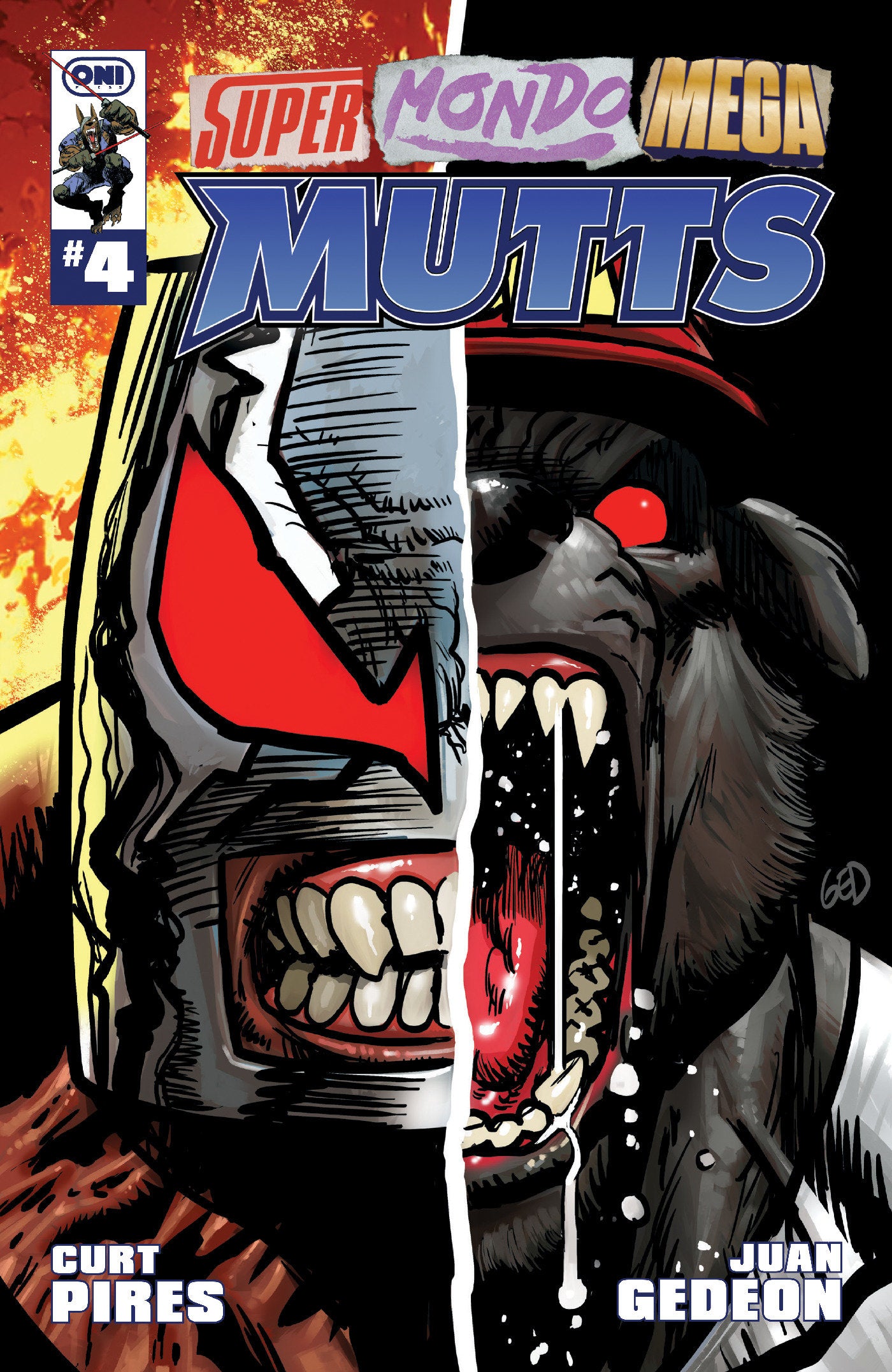 SUPER MONDO MEGA MUTTS #4 CVR A JUAN GEDEON ISBN: 64985600904304011 - FOC DATE: 9/20/26 - Release Date: 10/28/26