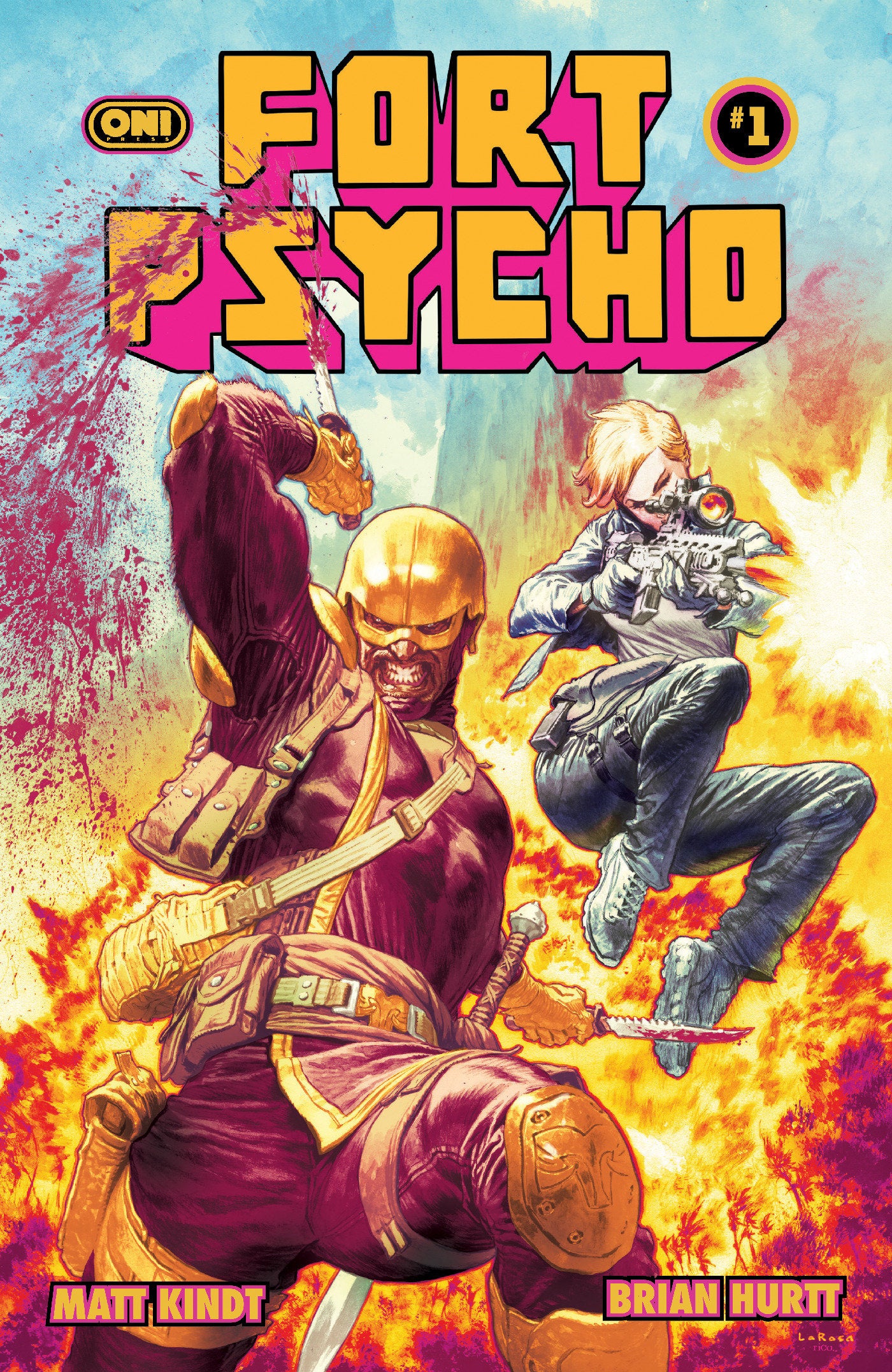 FORT PSYCHO #1 CVR B LEWIS LAROSA VAR ISBN: 64985600905001021 - FOC DATE: 6/28/26 - Release Date: 8/5/26