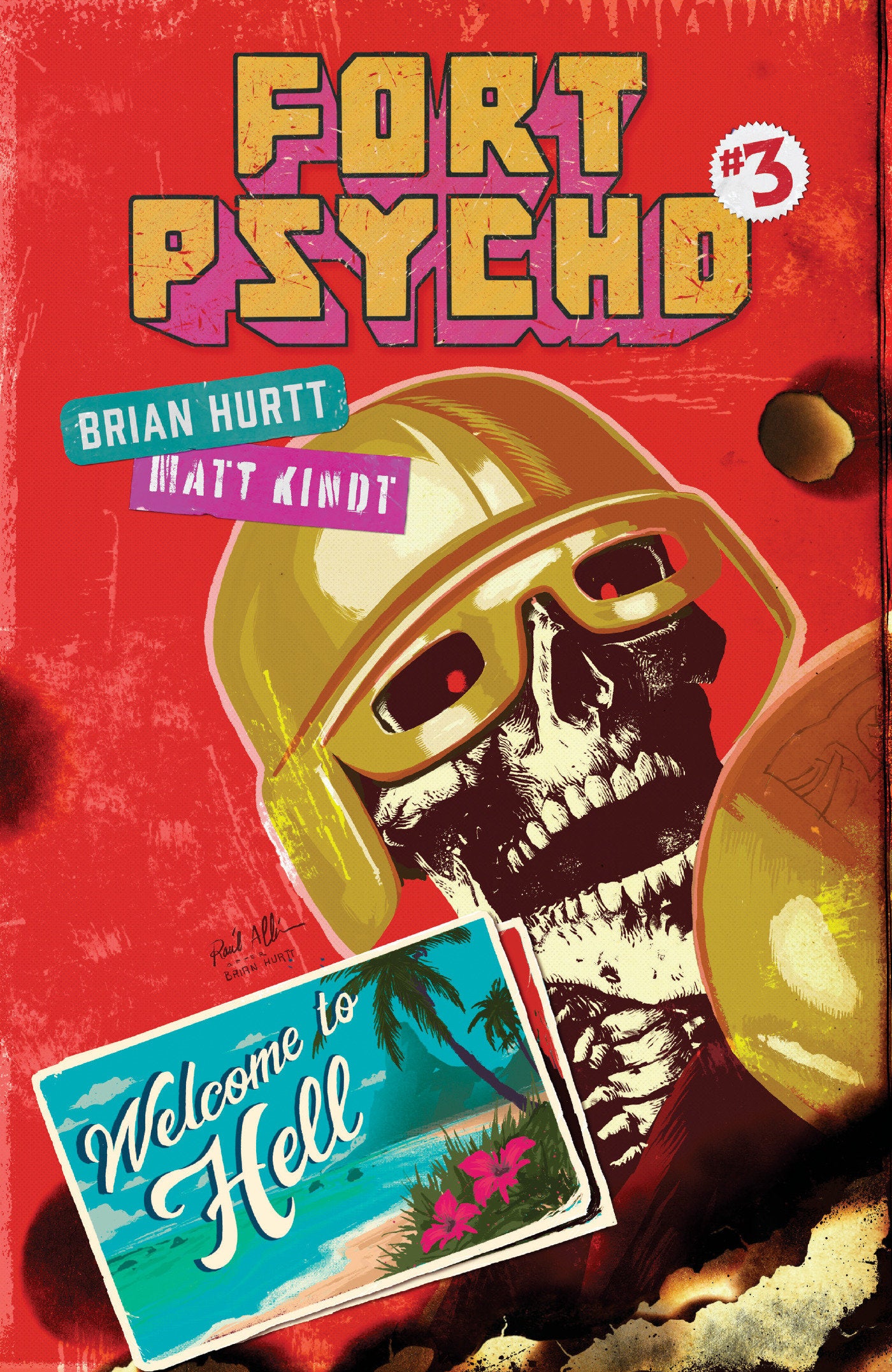 FORT PSYCHO #3 CVR C RAUL ALLEN VAR ISBN: 64985600905003031 - FOC DATE: 9/27/26 - Release Date: 10/28/26