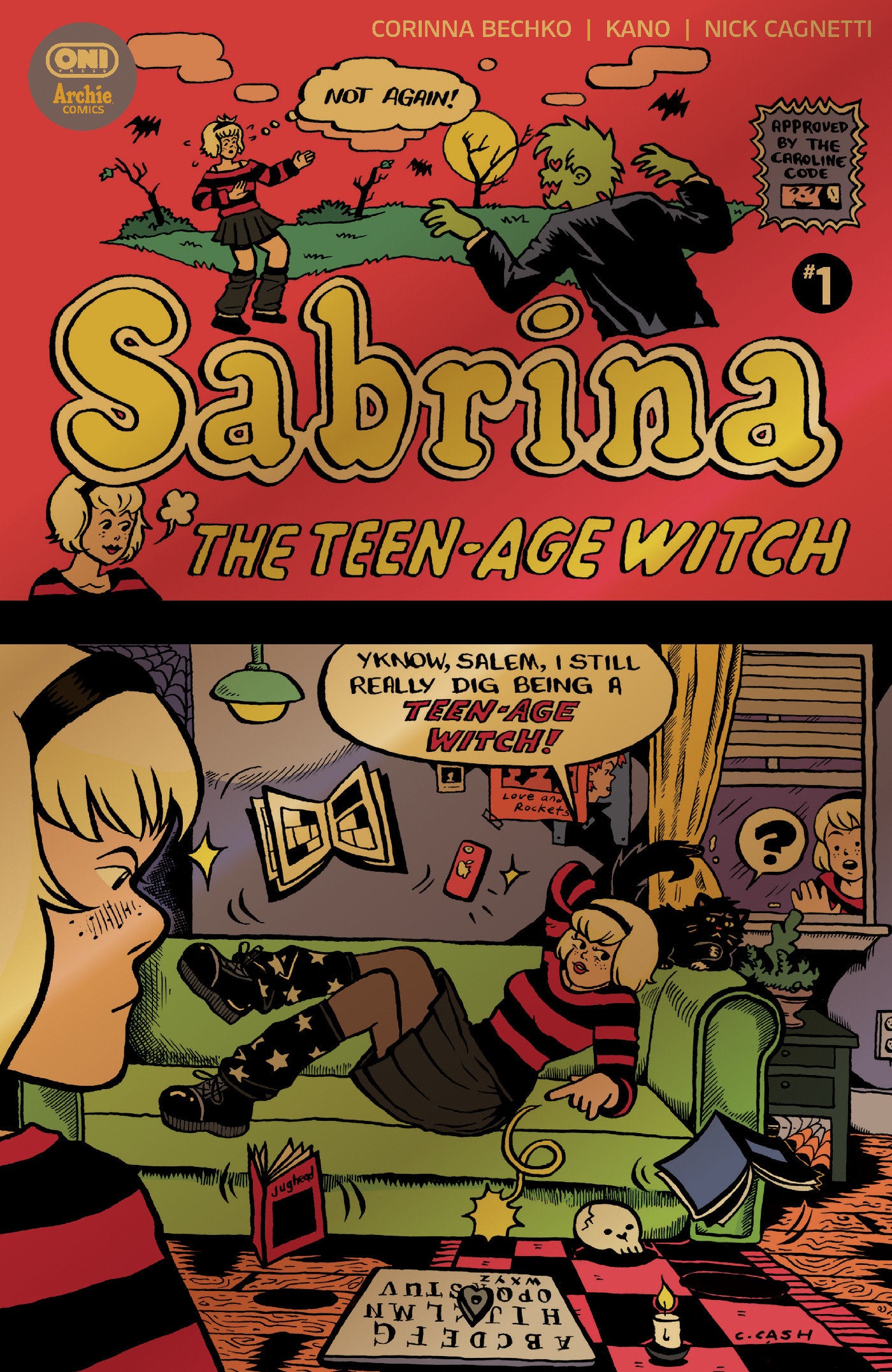SABRINA THE TEENAGE WITCH #1 CVR G CAROLINE CASH FOIL VAR ISBN: 64985600909801071 - FOC DATE: 8/30/26 - Release Date: 10/7/26