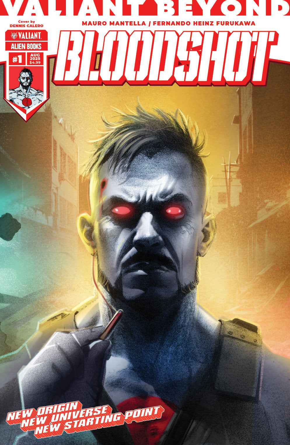 Valiant Beyond: Bloodshot #1 Variant C (Calero Connecting Variant) - ISBN: 73238818114800131 - Release Date: 8/13/25