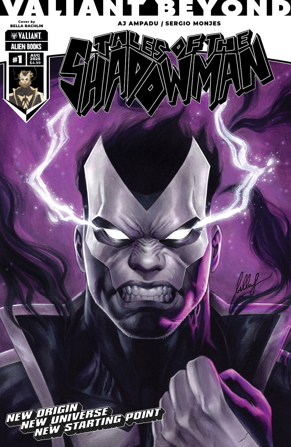 Valiant Beyond: Tales of the Shadowman #1 Variant B (Rachlin) - ISBN: 73238818124700121 - Release Date: 8/20/25