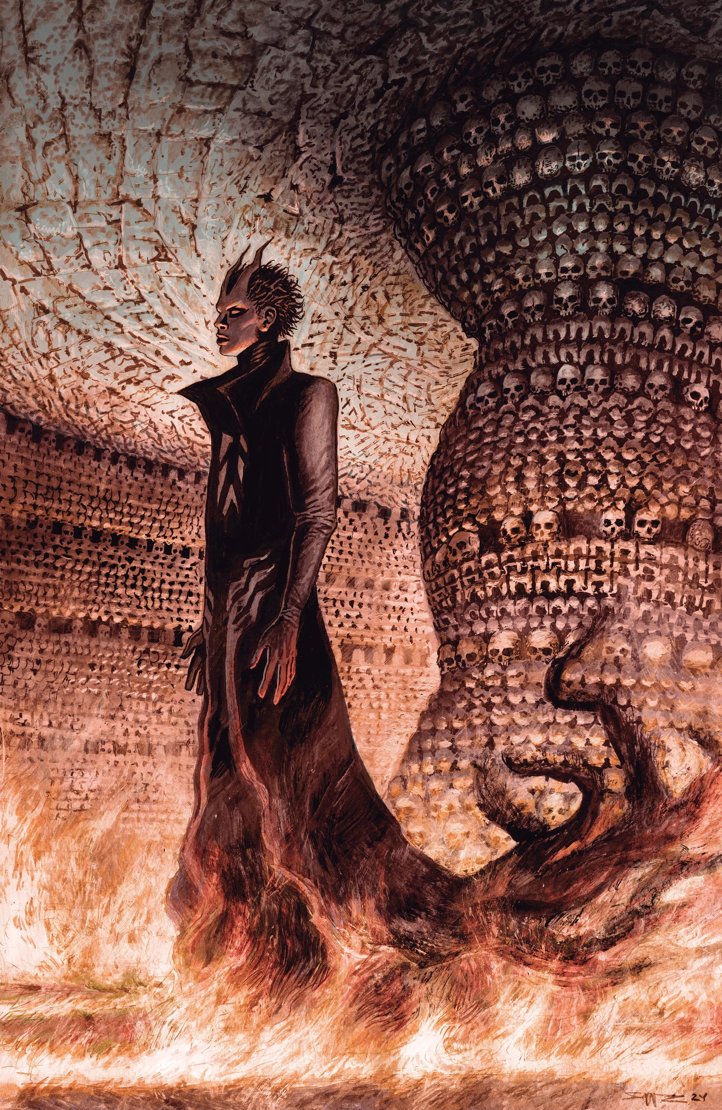 Valiant Beyond: Tales of the Shadowman #2 Variant E (Sanz Full Art) - 10/1/25 - Release Date: 10/1/25