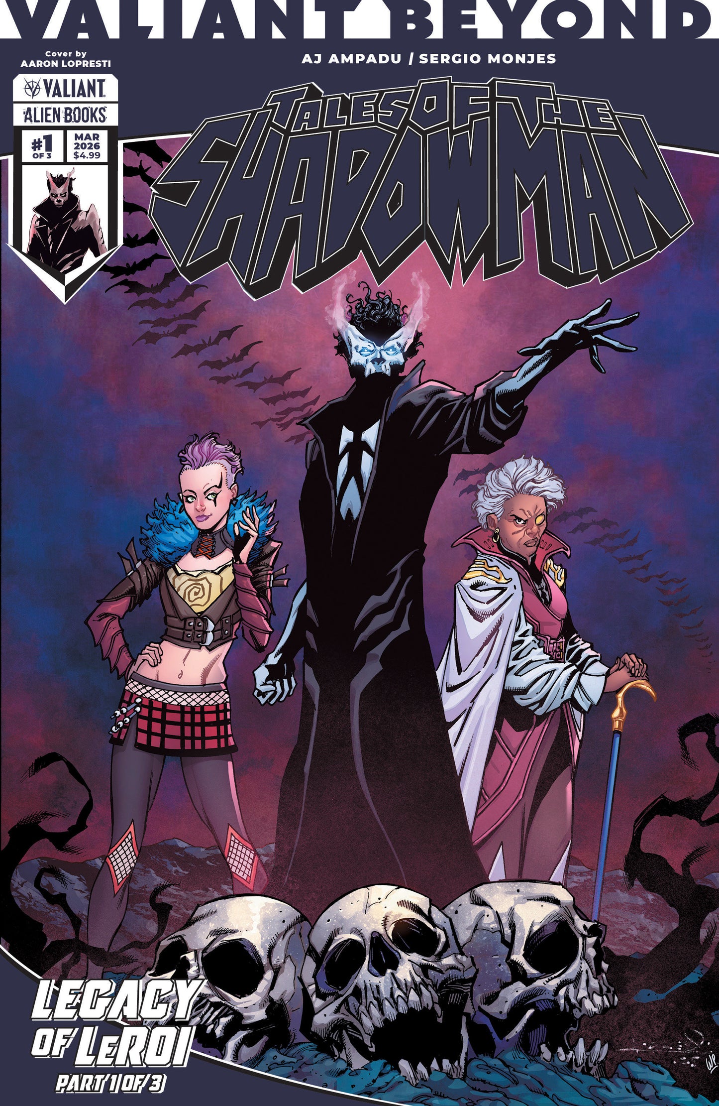Valiant Beyond: Tales of the Shadowman #7--Legacy of LeRoi #1 Cover A (Lopresti) ISBN: 73238818124700711 - FOC DATE: 3/16/26 - Release Date: 4/22/26