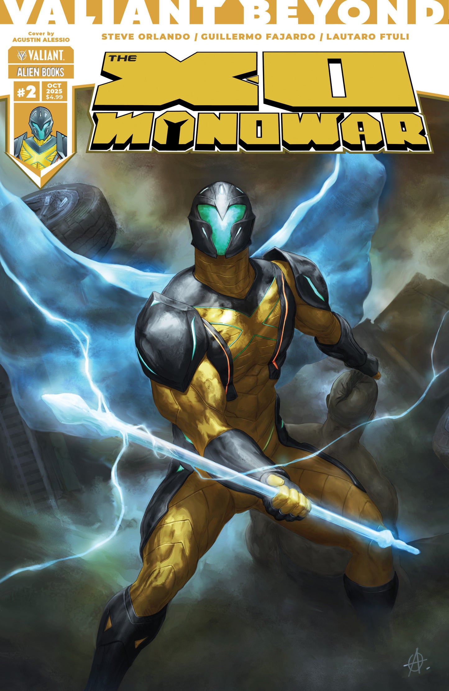 Valiant Beyond: The X-O Manowar #2 Cover A (Alessio) ISBN: 73238818144500211 - Release Date: 10/29/25