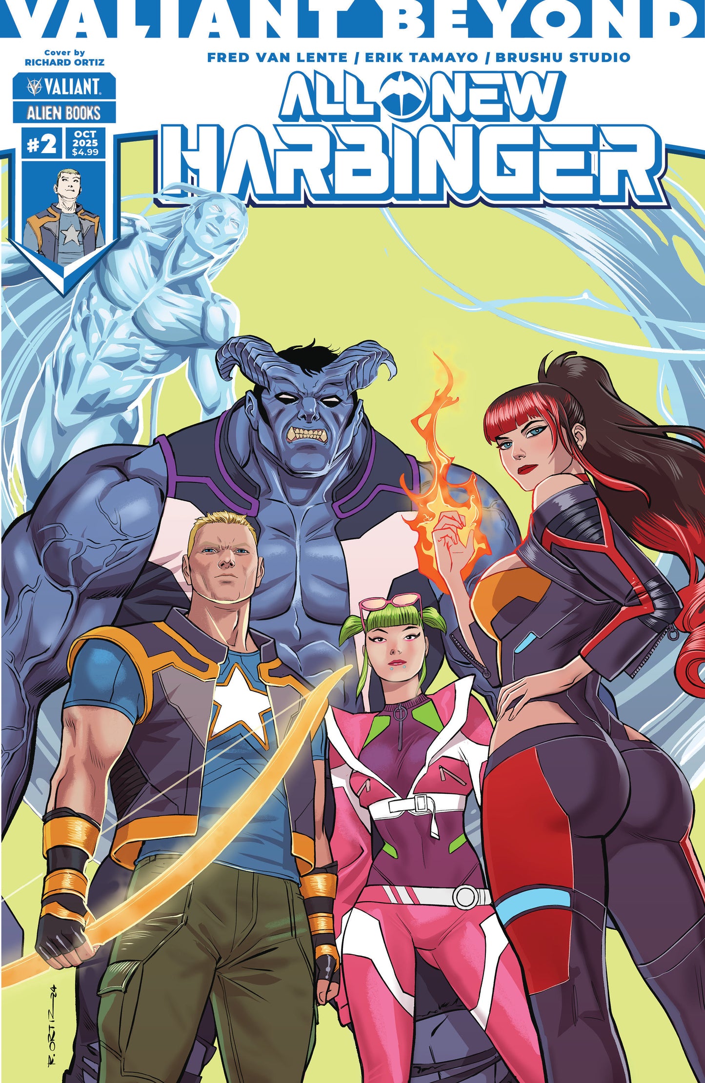 Valiant Beyond: All-New Harbinger #2 Variant B (Ortiz) ISBN: 73238818204600221 - Release Date: 10/22/25