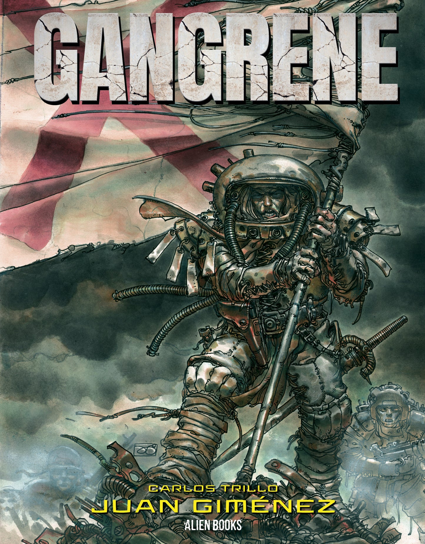 Gangrene Cover A (Giménez) ISBN: 73238818224400111 - FOC DATE: 8/16/26 - Release Date: 9/23/26