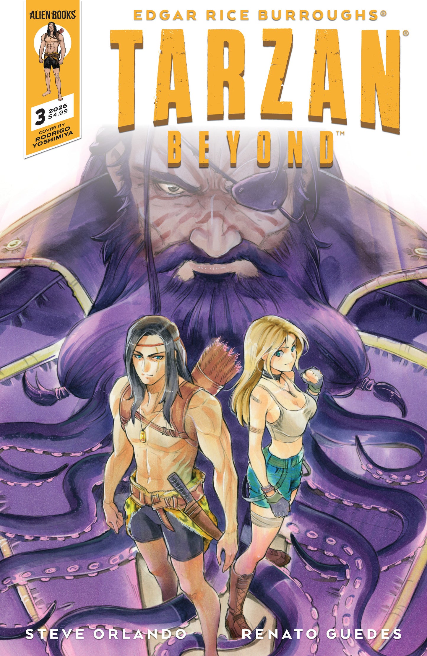 Tarzan Beyond #3 Variant B (Yoshimiya Manga Variant) ISBN: 73238818474300321 - FOC DATE: 8/2/26 - Release Date: 9/9/26