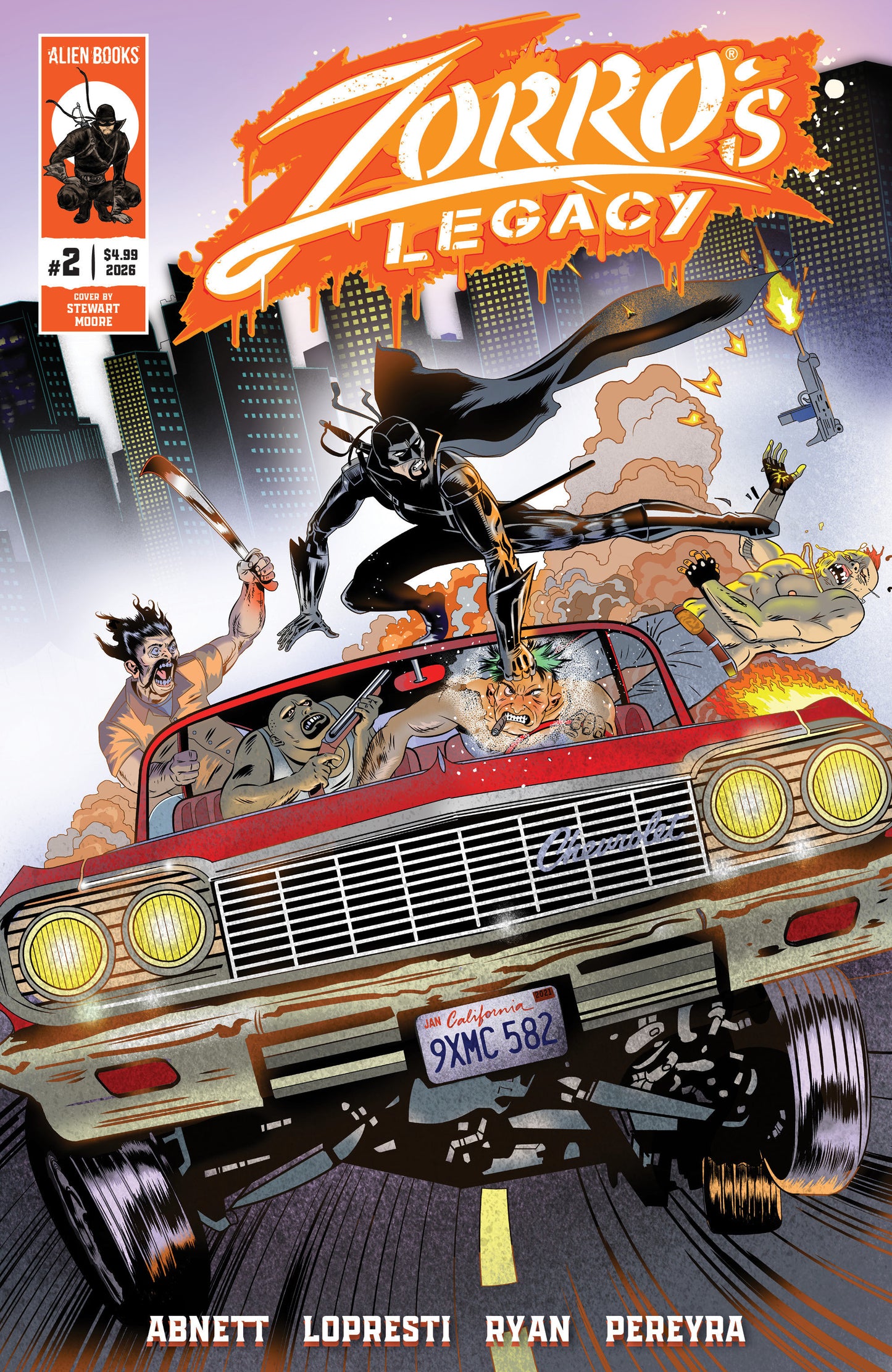 Zorro's Legacy #2 Variant B (Moore) ISBN: 73238818484200221 - FOC DATE: 7/12/26 - Release Date: 8/19/26