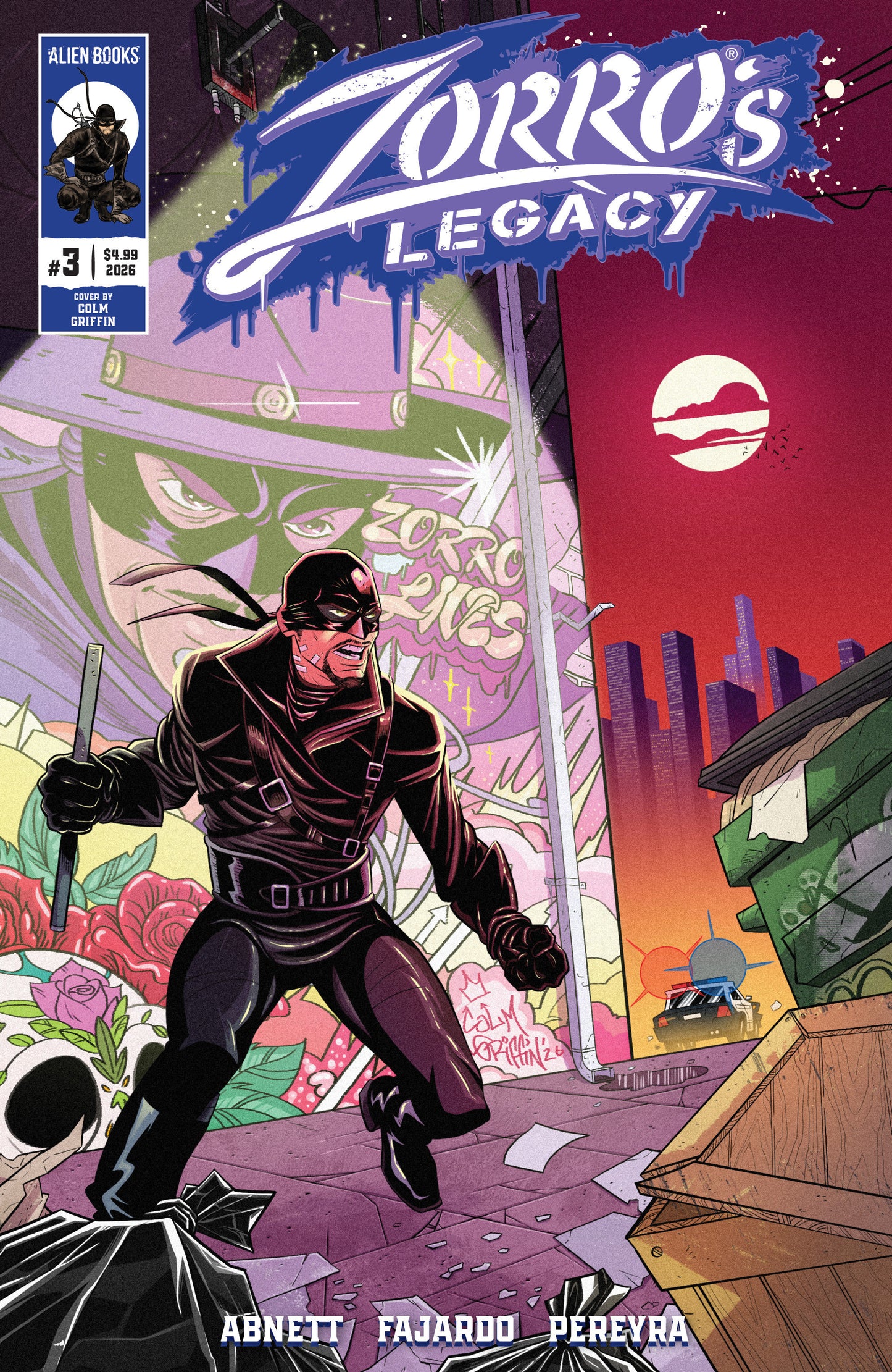 Zorro's Legacy #3 Variant B (Griffin) ISBN: 73238818484200321 - FOC DATE: 8/23/26 - Release Date: 9/30/26