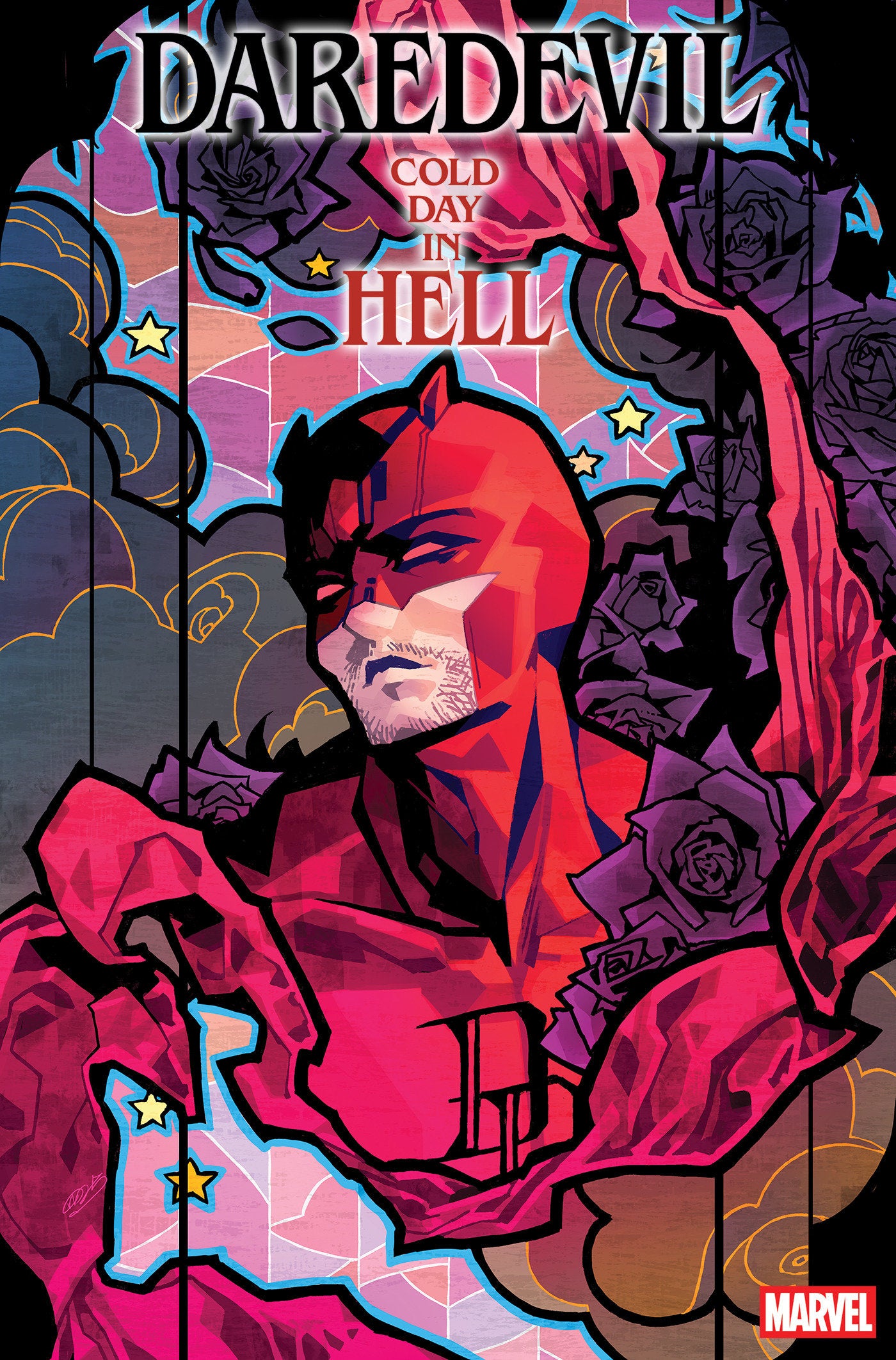 DAREDEVIL: COLD DAY IN HELL #1 ROSE BESCH DAREDEVIL VARIANT - Release Date: 04/02/2025
