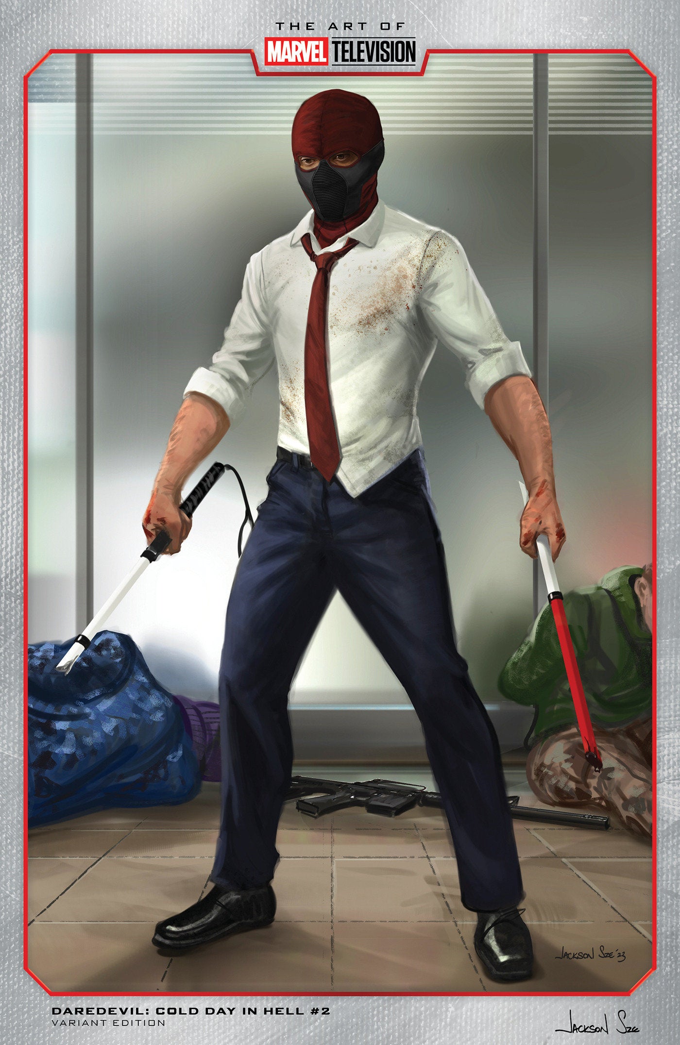 DAREDEVIL: COLD DAY IN HELL #2 JACKSON SZE MARVEL TELEVISION VARIANT - Release Date: 05/14/2025