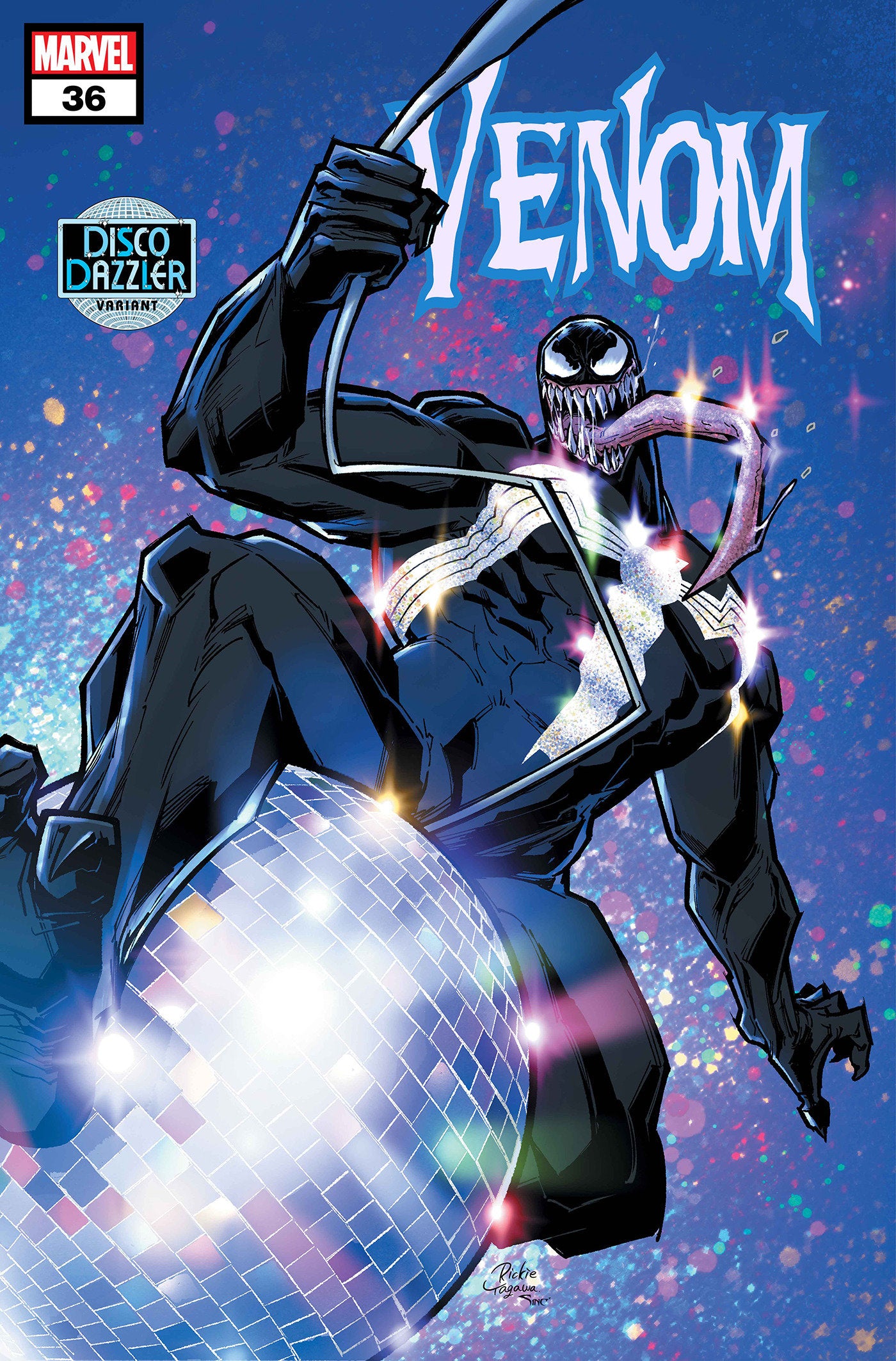 VENOM #36 RICKIE YAGAWA DISCO DAZZLER VARIANT - Release Date: 8/14/24