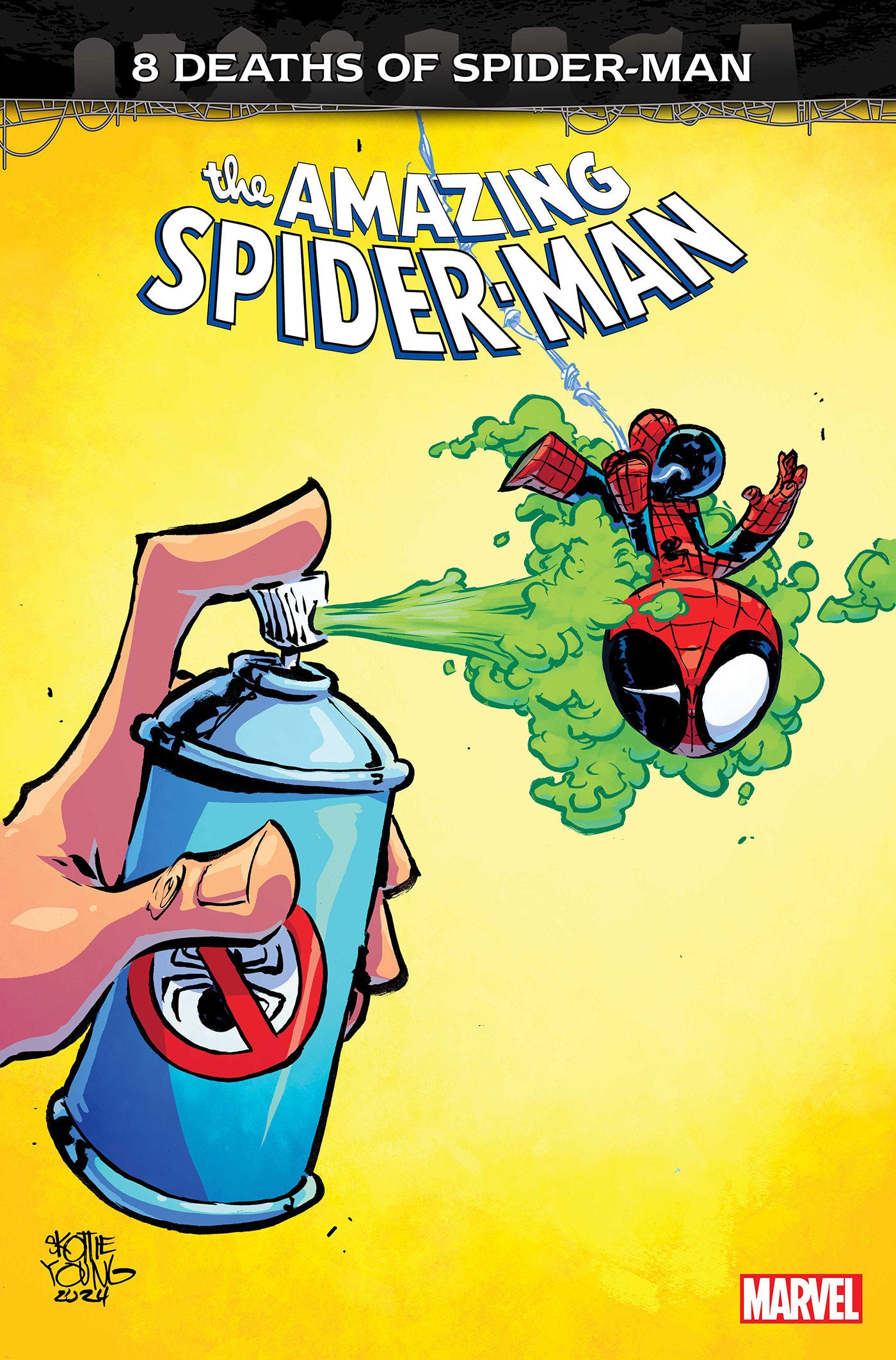 AMAZING SPIDER-MAN #62 SKOTTIE YOUNG 8 DEATHS OF SPIDER-MAN VARIANT - Release Date: 11/27/24