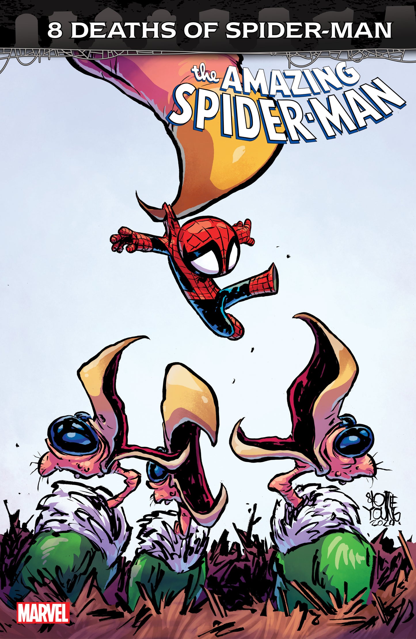 AMAZING SPIDER-MAN #64 SKOTTIE YOUNG 8 DEATHS OF SPIDER-MAN VARIANT - Release Date: 12/25/24