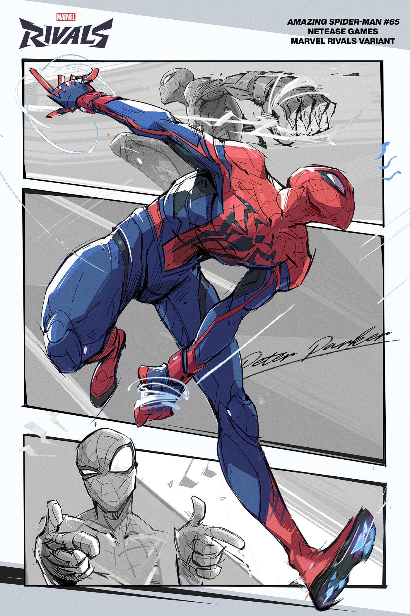 AMAZING SPIDER-MAN #65 NETEASE GAMES MARVEL RIVALS VARIANT - Release Date: 1/8/25