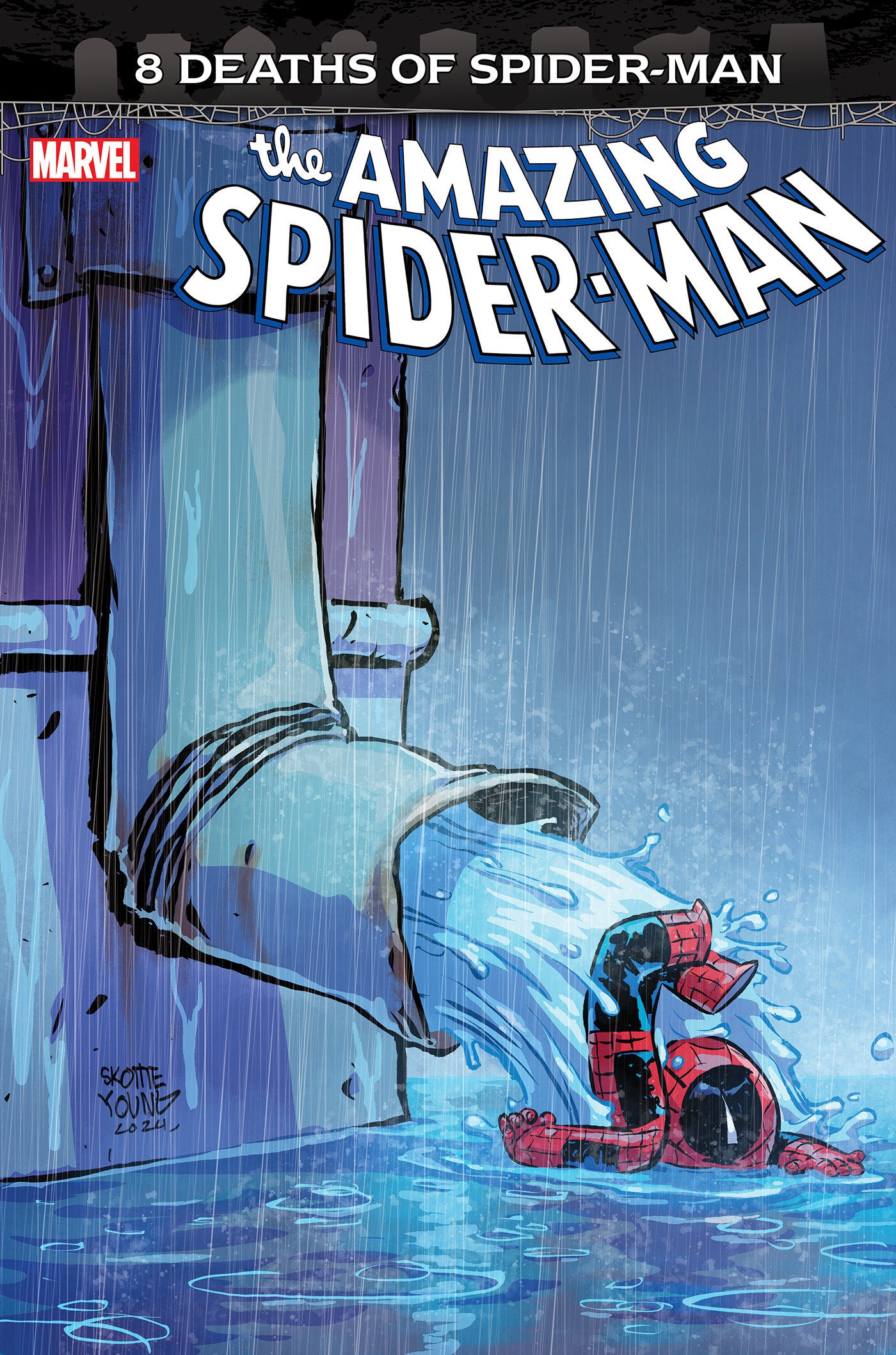 AMAZING SPIDER-MAN #66 SKOTTIE YOUNG 8 DEATHS OF SPIDER-MAN VARIANT - Release Date: 1/22/25