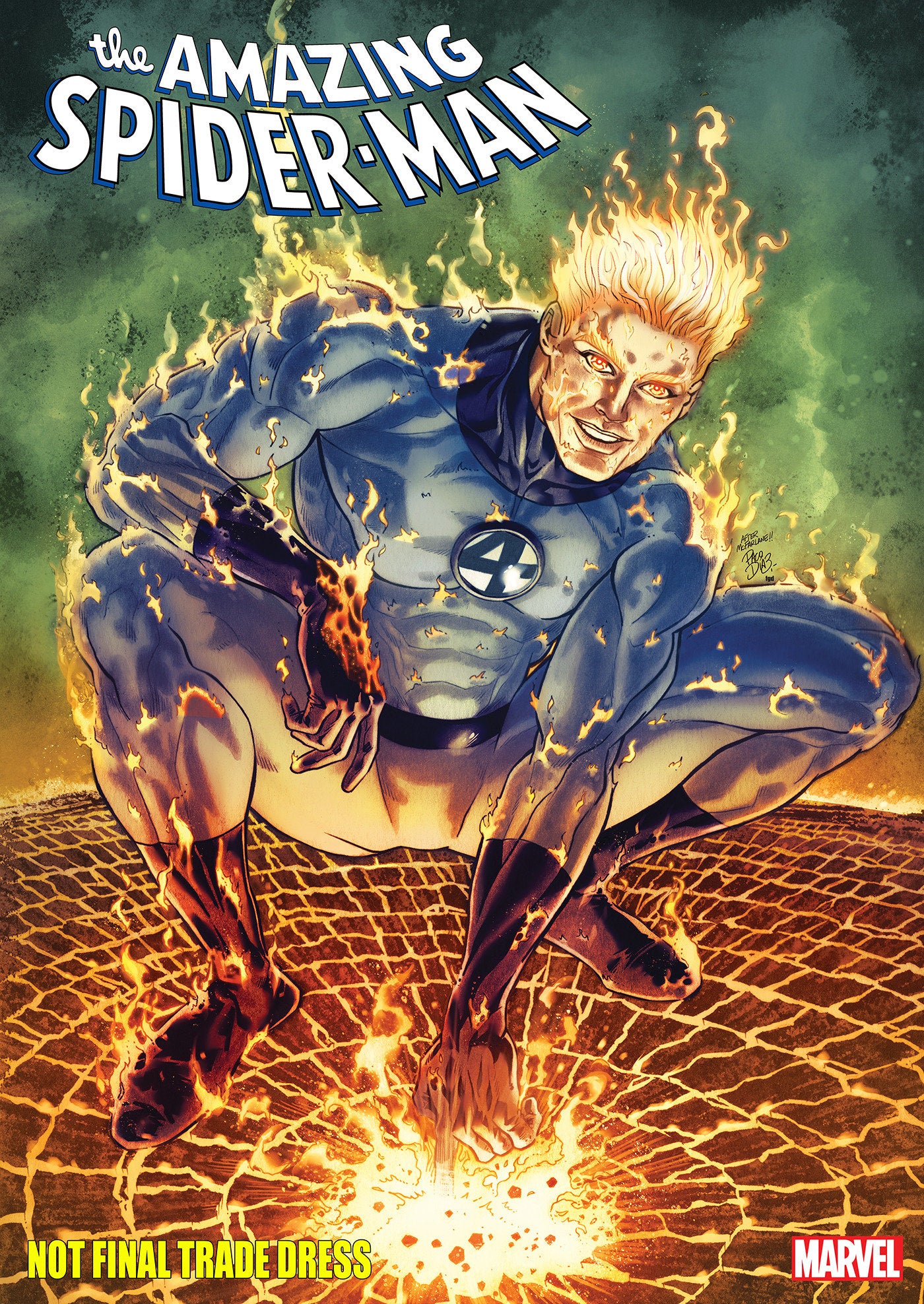AMAZING SPIDER-MAN #66 PACO DIAZ FANTASTIC FOUR HOMAGE VARIANT - Release Date: 1/22/25