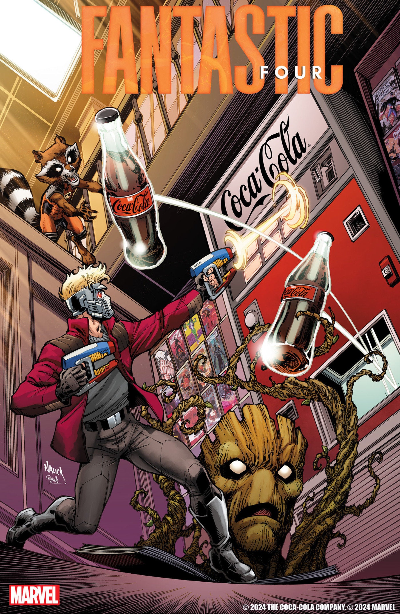 FANTASTIC FOUR #24 TODD NAUCK MARVEL & COCA-COLA VARIANT - Release Date: 8/28/24