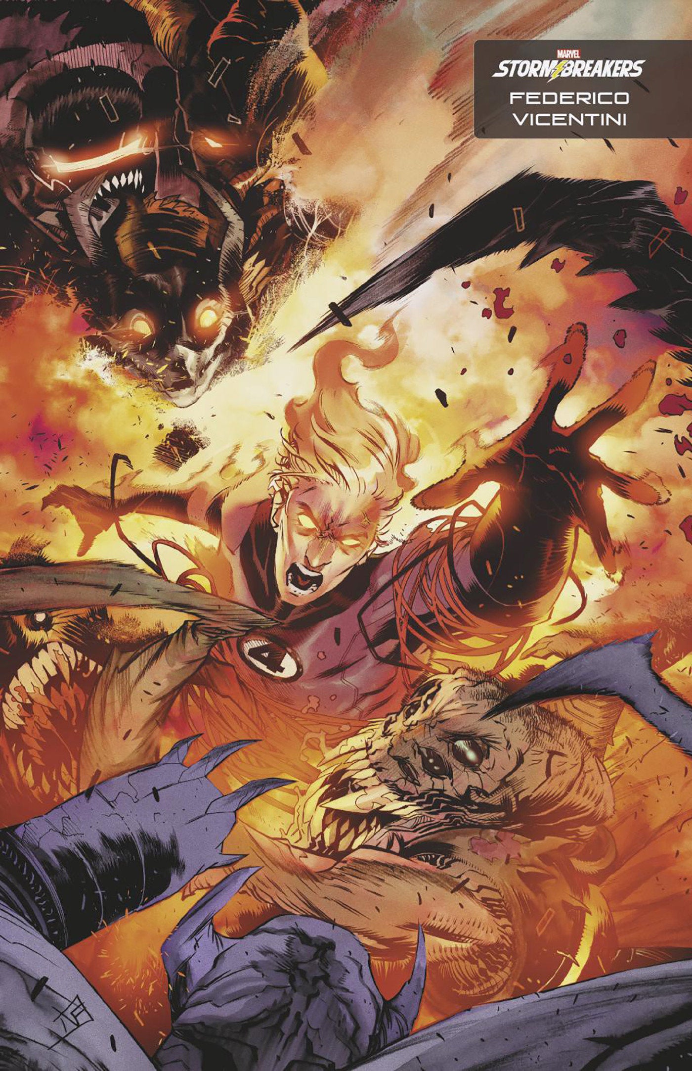 FANTASTIC FOUR #27 FEDERICO VICENTINI STORMBREAKERS VARIANT - Release Date: 12/18/24