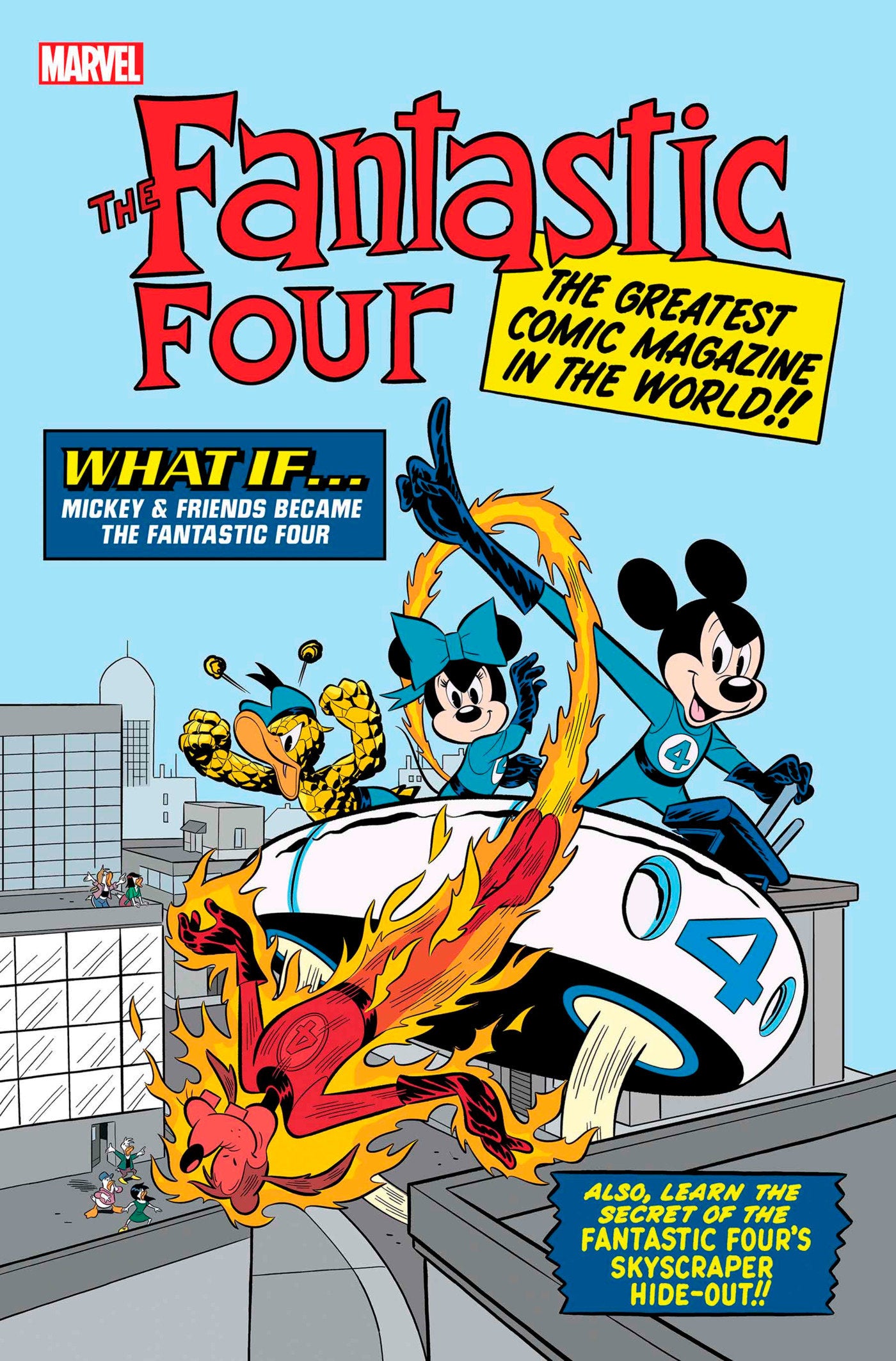 FANTASTIC FOUR #28 FRANCESCO D'IPPOLITO DISNEY WHAT IF? FANTASTIC FOUR HOMAGE VA RIANT - Release Date: 1/22/25