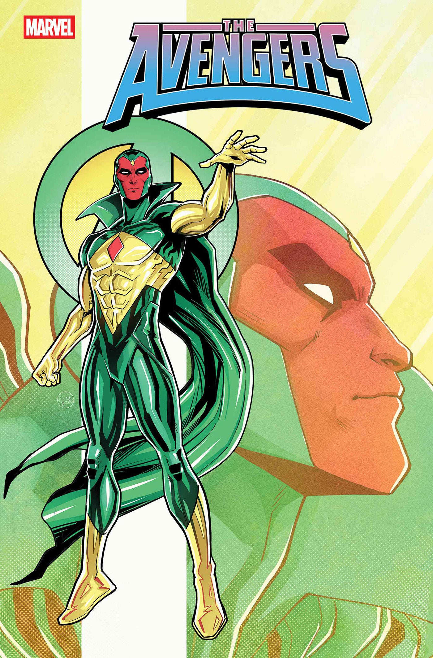 AVENGERS #30 LUCIANO VECCHIO VISION VARIANT - 9/3/25 - Release Date: 9/3/25