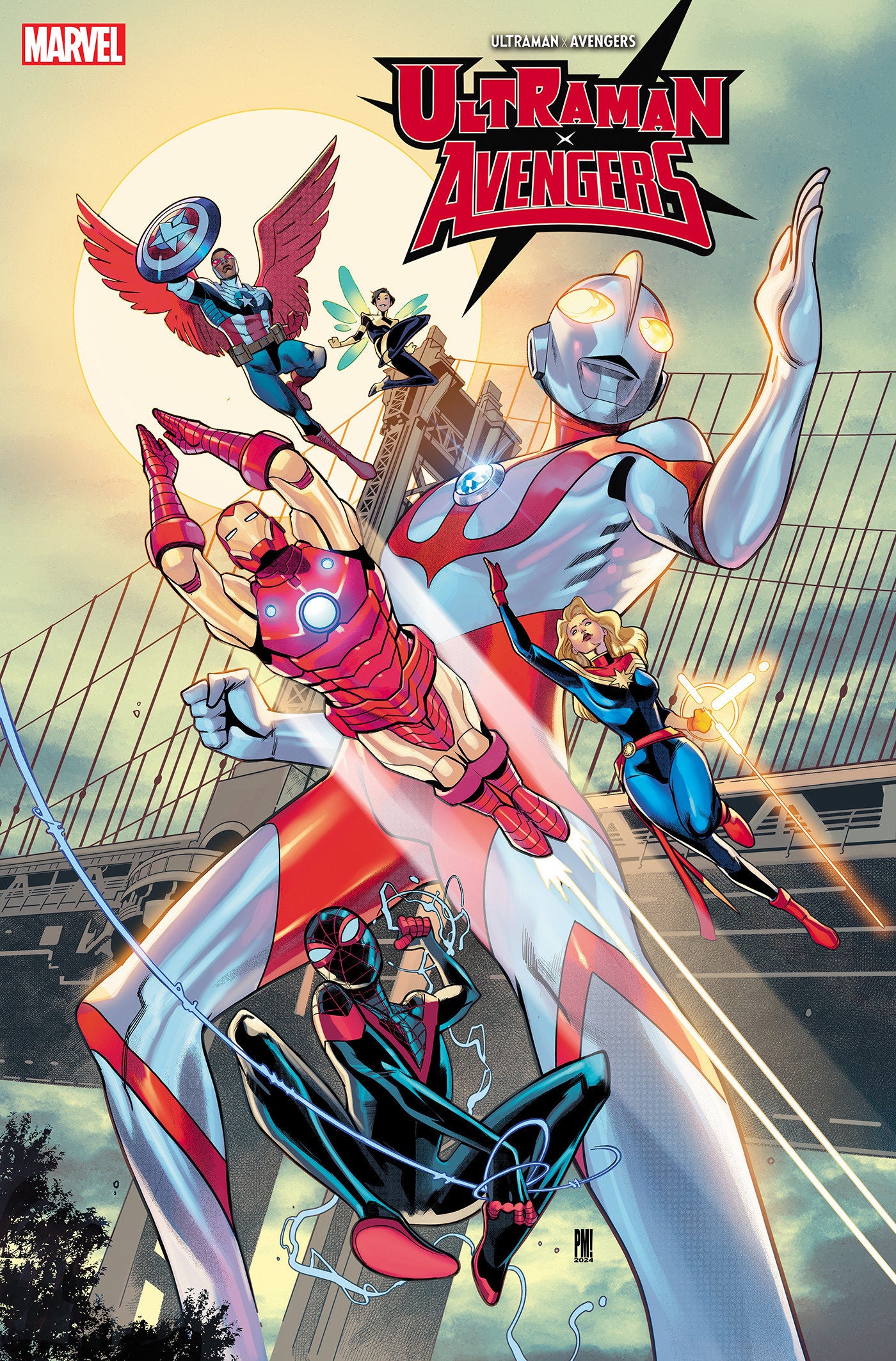 1:25 ULTRAMAN X THE AVENGERS #1 PACO MEDINA VARIANT, - Release Date: 8/14/24