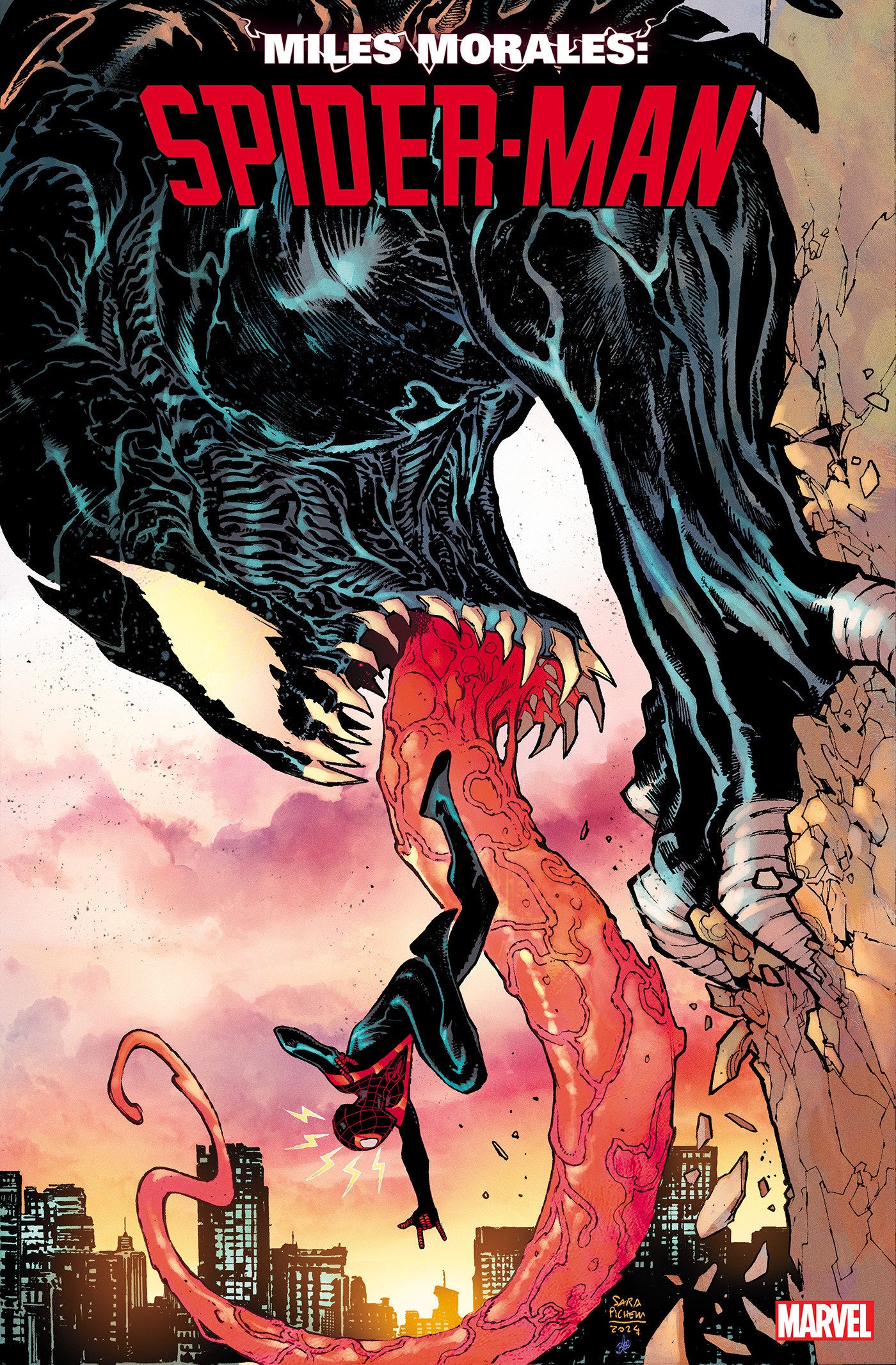 MILES MORALES: SPIDER-MAN #29 SARA PICHELLI VARIANT - Release Date: 1/15/25