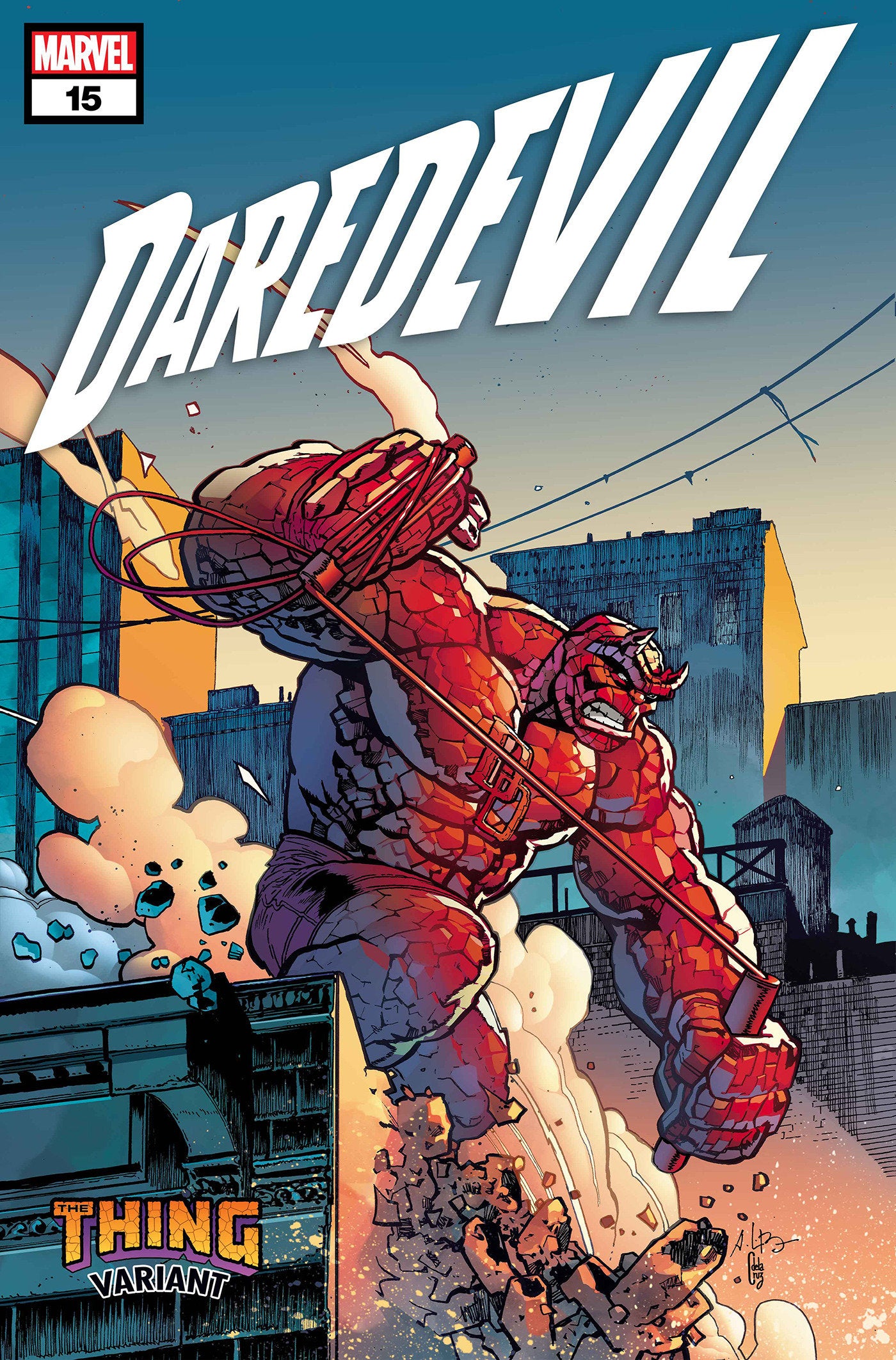 DAREDEVIL #15 ANDREI BRESSAN THE THING! VARIANT - Release Date: 11/20/24