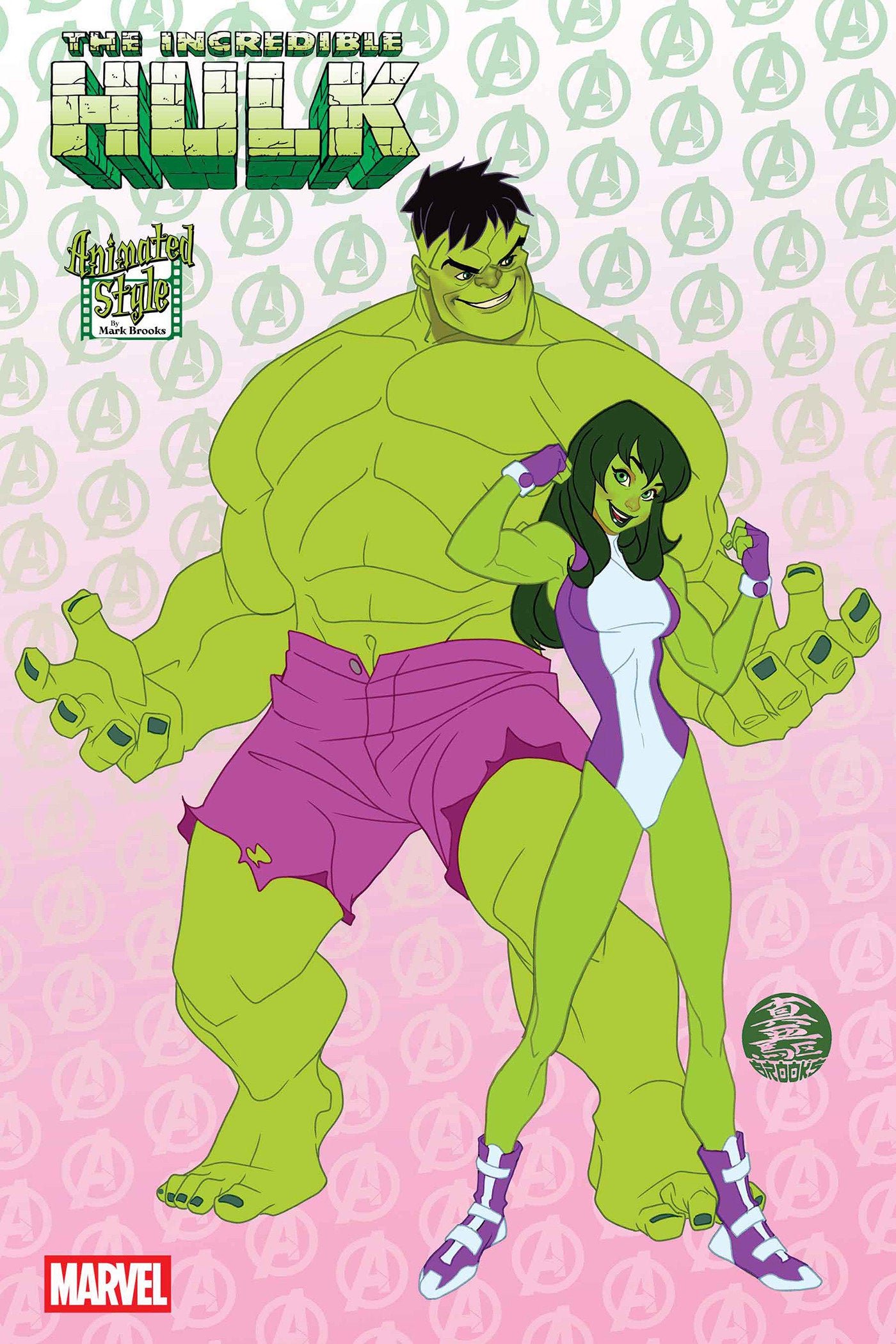 INCREDIBLE HULK #22 MARK BROOKS ANIMATED-STYLE VARIANT - Release Date: 2/19/25
