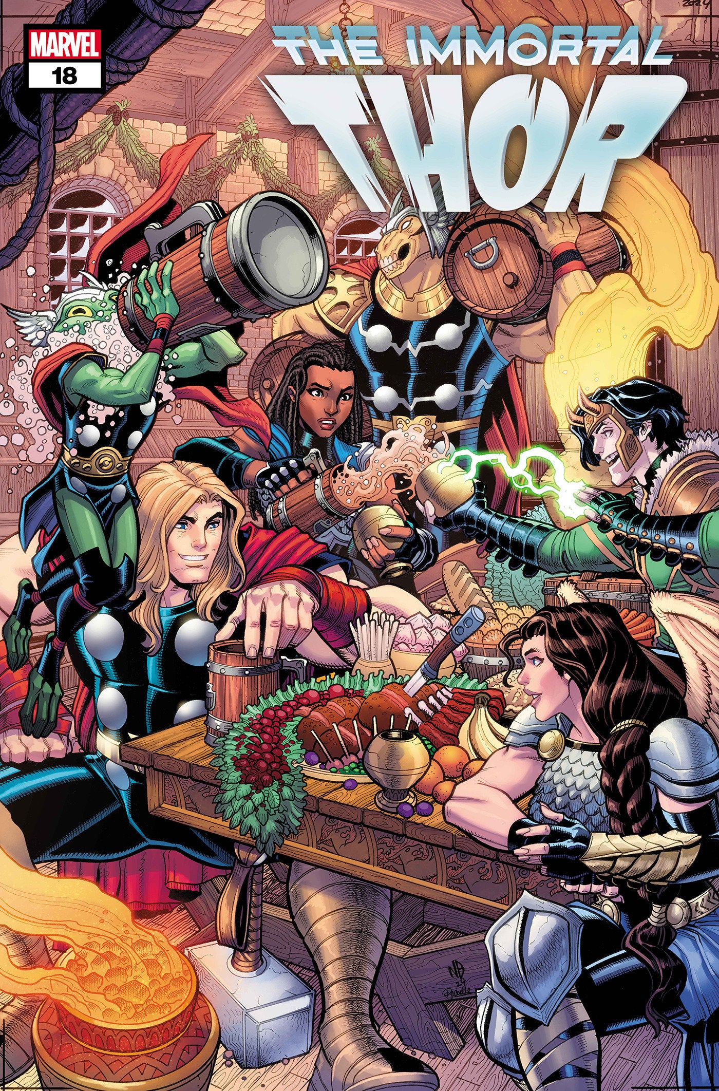 IMMORTAL THOR #18 NICK BRADSHAW WINTER HOLIDAY VARIANT - Release Date: 12/18/24