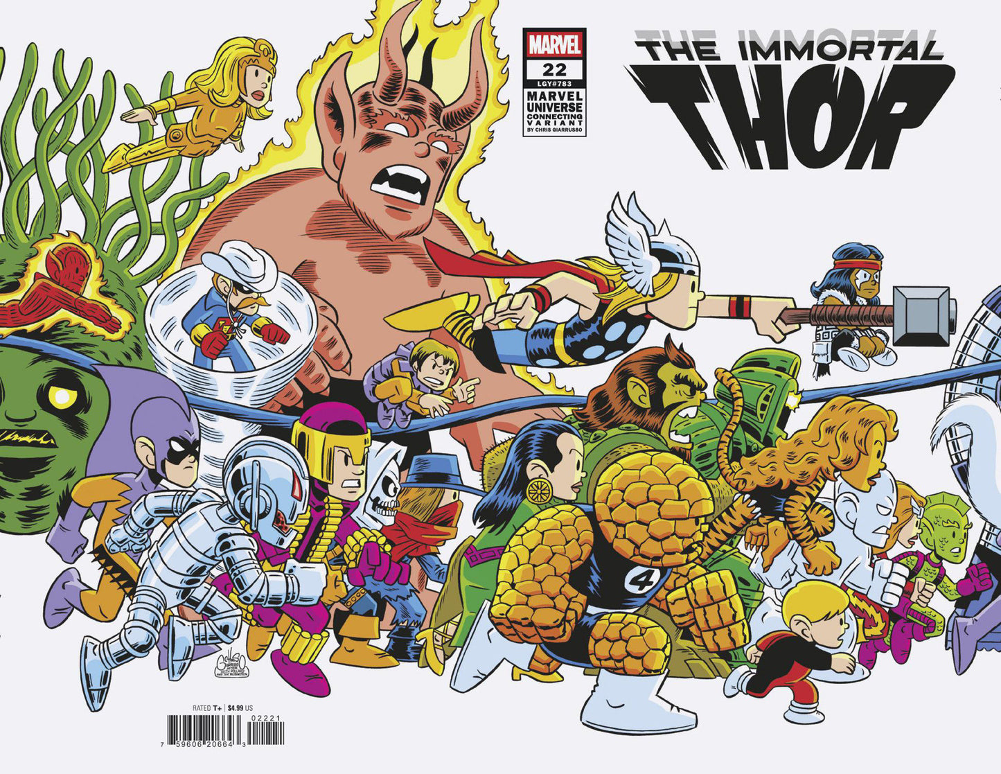 IMMORTAL THOR #22 CHRIS GIARRUSSO MARVEL UNIVERSE CONNECTING WRAP VARIANT M - Release Date: 04/02/2025