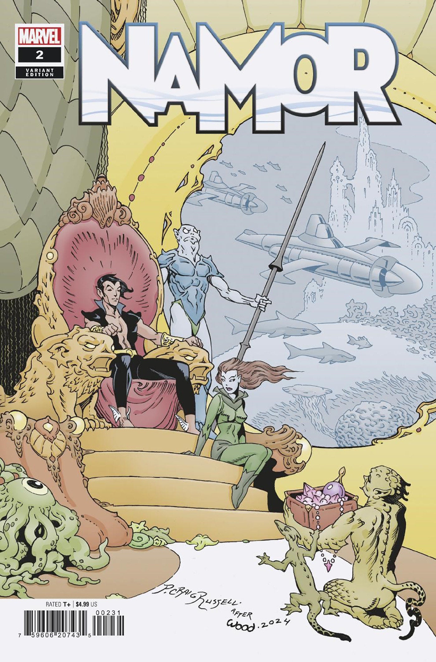 NAMOR #2 P. CRAIG RUSSELL VARIANT - Release Date: 8/21/24