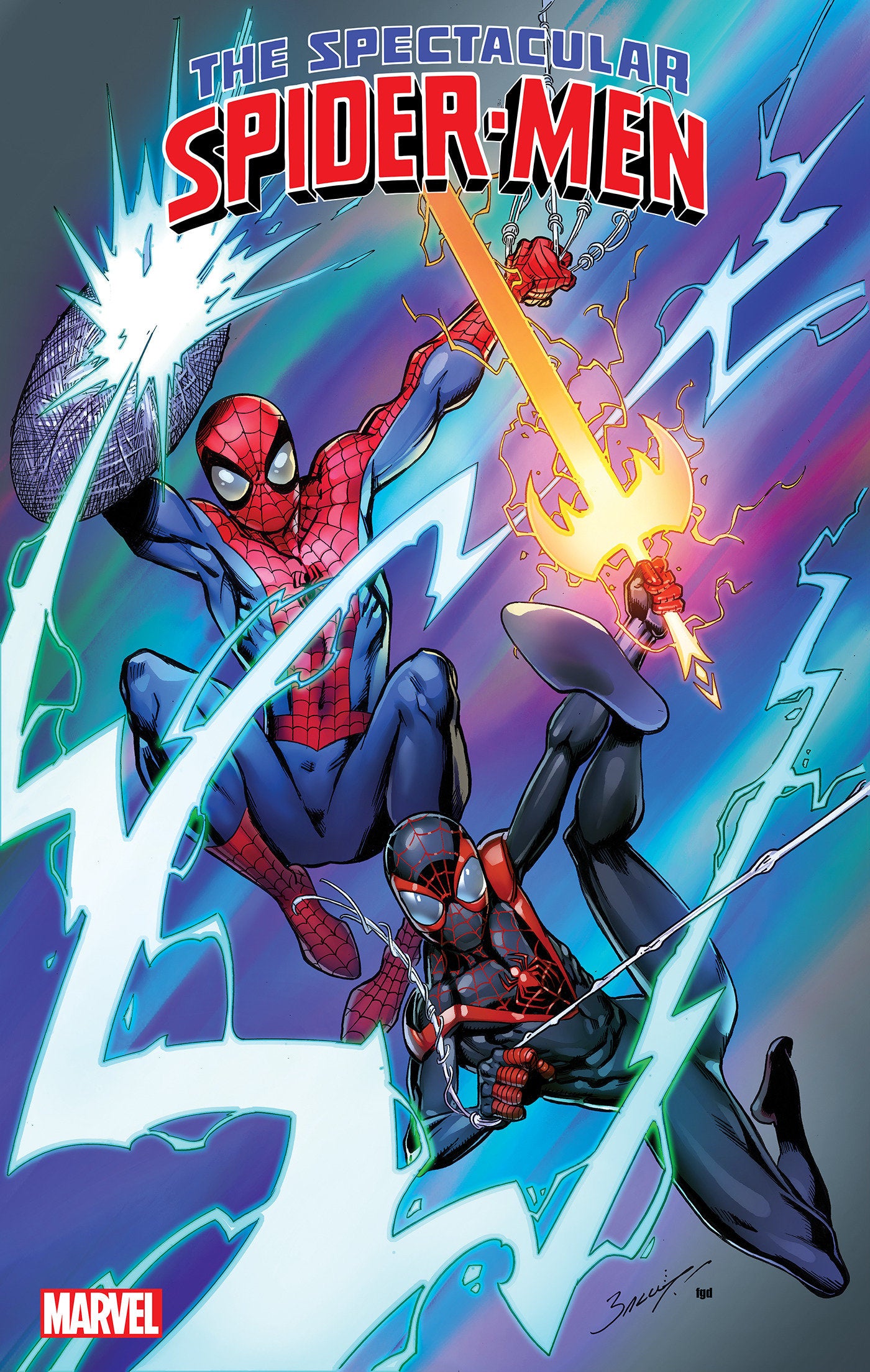 THE SPECTACULAR SPIDER-MEN #10 MARK BAGLEY VARIANT - Release Date: 12/18/24