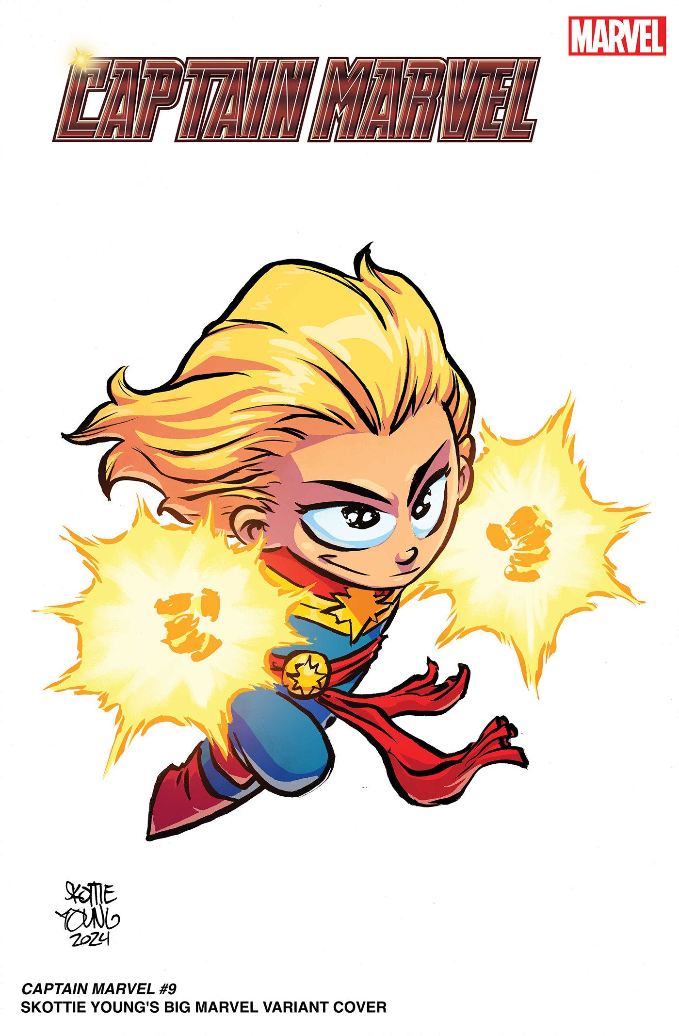 CAPTAIN MARVEL #9 SKOTTIE YOUNG'S BIG MARVEL VARIANT - Release Date: 6/19/24