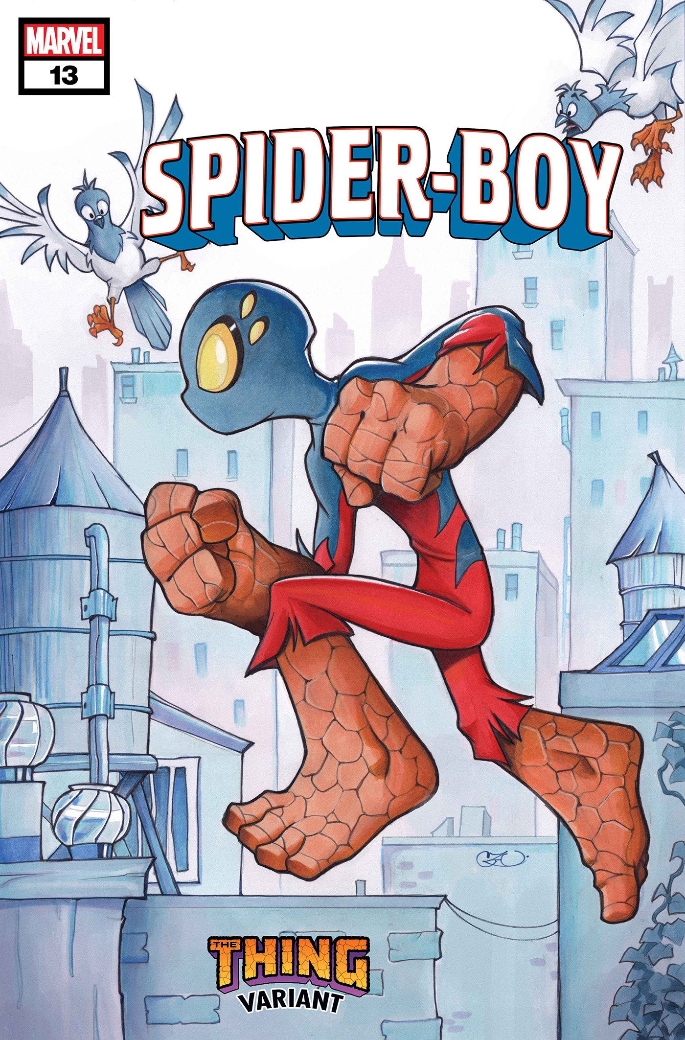 SPIDER-BOY #13 CHRISSIE ZULLO THE THING! VARIANT - Release Date: 11/27/24