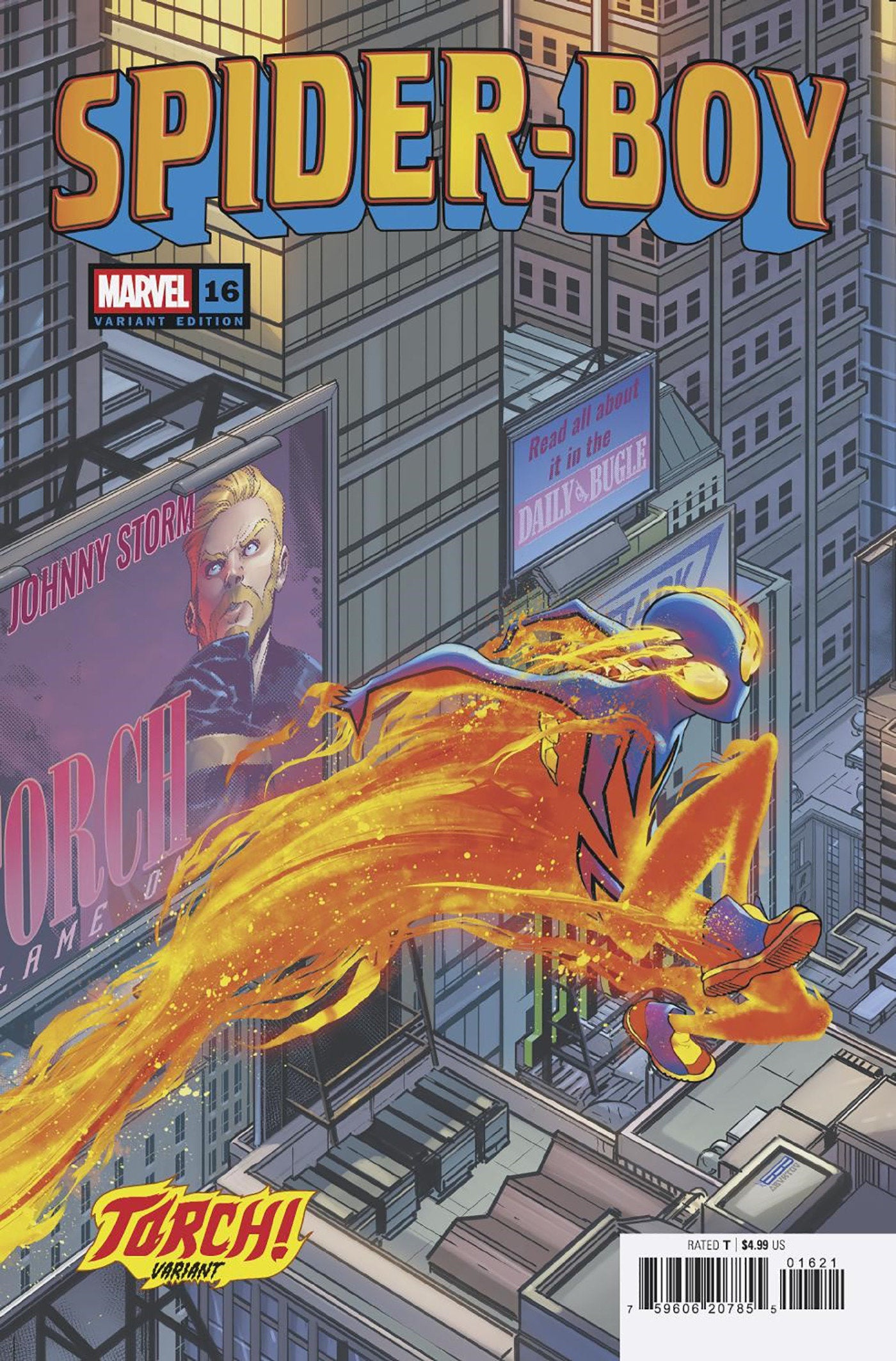 SPIDER-BOY #16 DAVID BALDEON TORCH! VARIANT - Release Date: 2/12/25