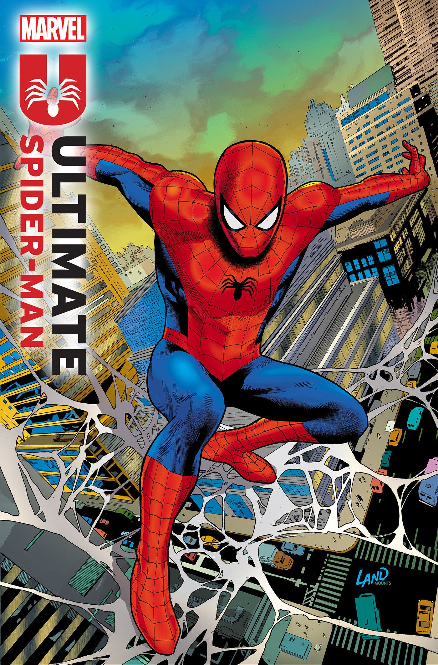 1:25 ULTIMATE SPIDER-MAN #13 GREG LAND VARIANT - Release Date: 1/22/25