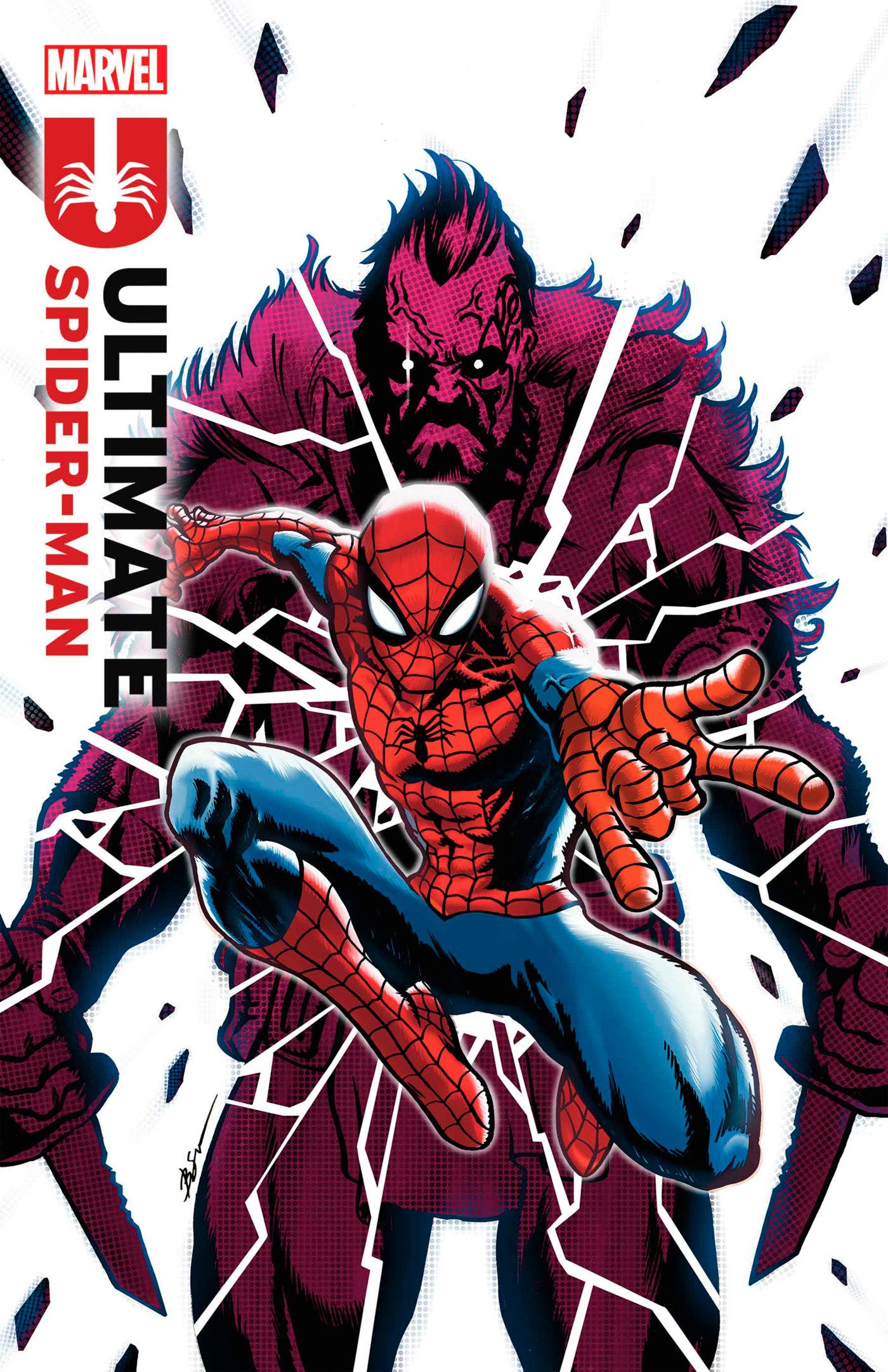 ULTIMATE SPIDER-MAN #13 BEN SU ULTIMATE ONE YEAR IN FOIL VARIANT - Release Date: 1/22/25