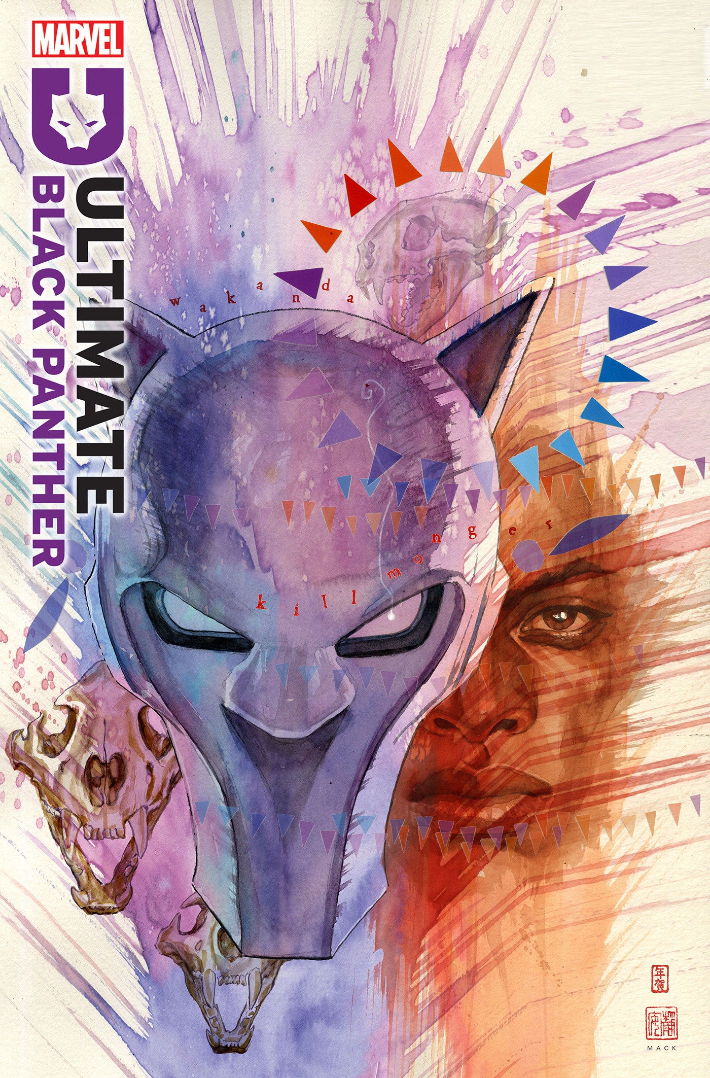 1:25 ULTIMATE BLACK PANTHER #6 DAVID MACK VARIANT - Release Date: 7/24/24
