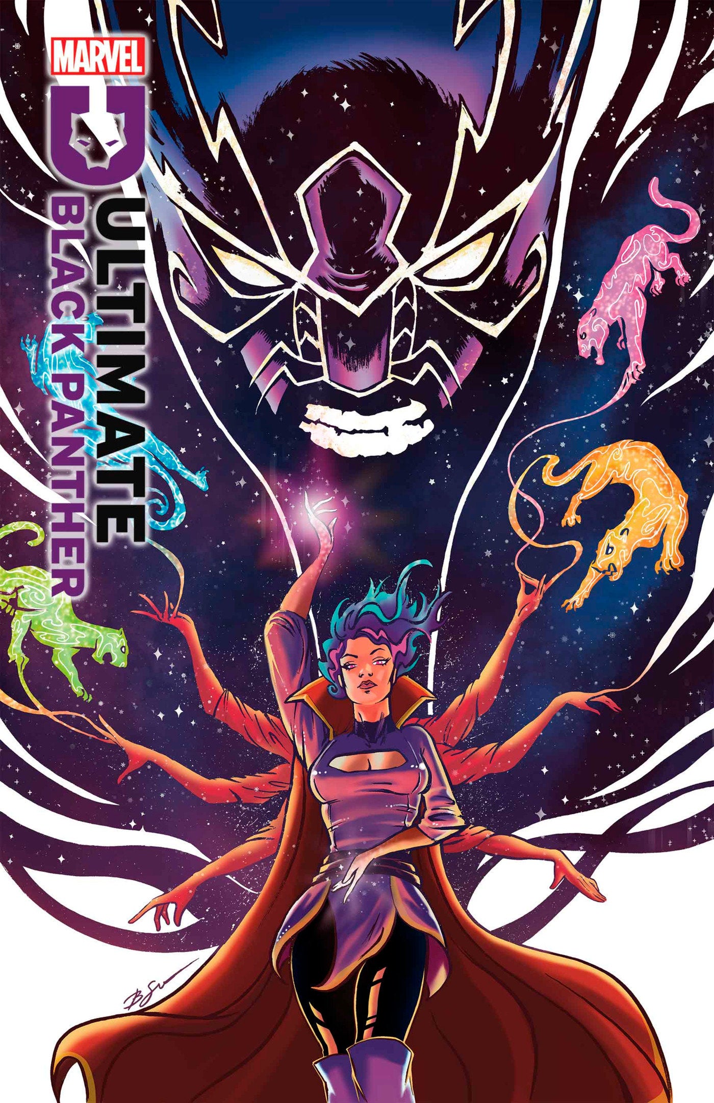 ULTIMATE BLACK PANTHER #13 BEN SU ULTIMATE ONE YEAR IN FOIL VARIANT - Release Date: 2/19/25