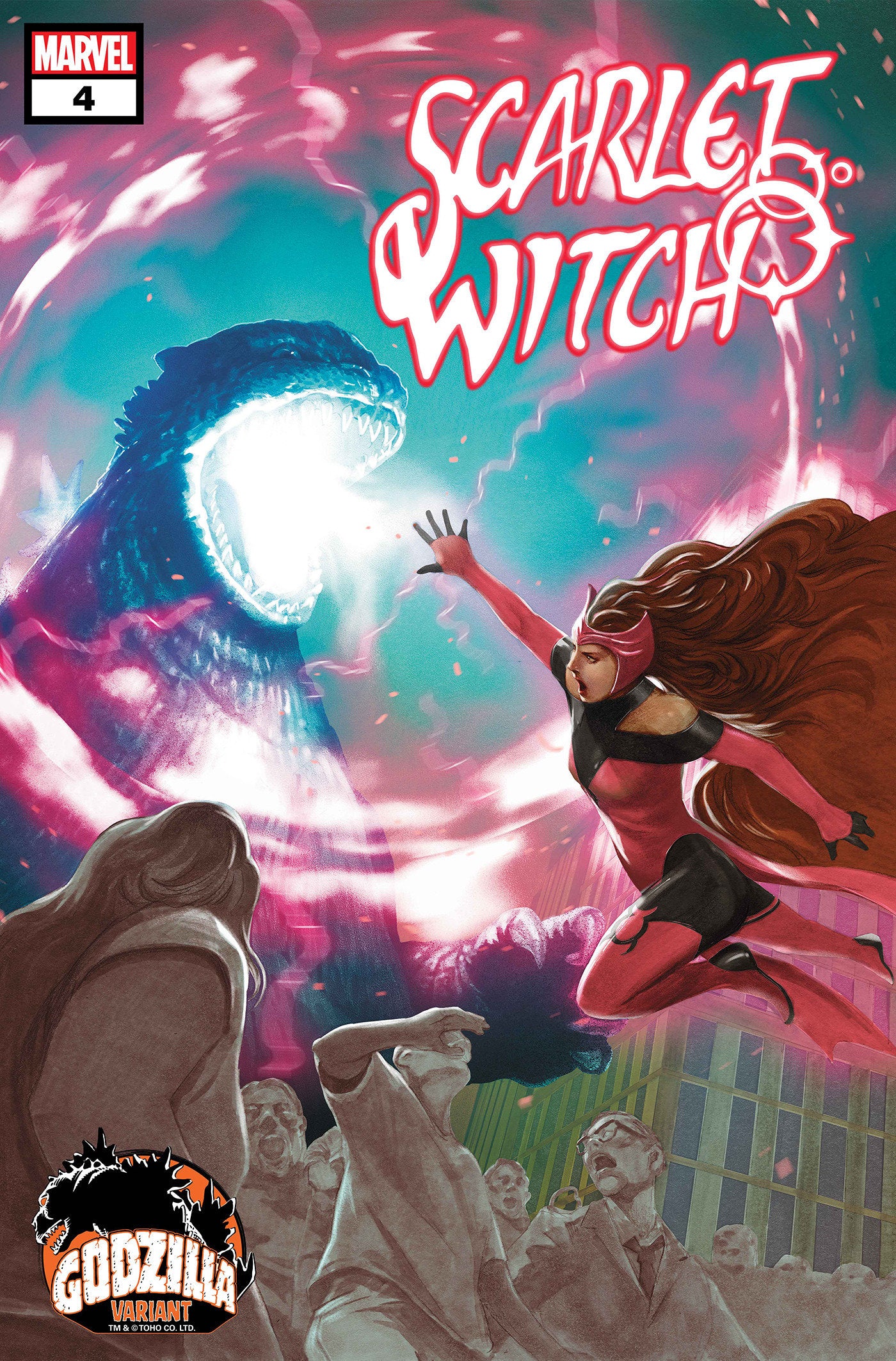 SCARLET WITCH #4 MITSUHIRO ARITA GODZILLA VARIANT - Release Date: 9/4/24