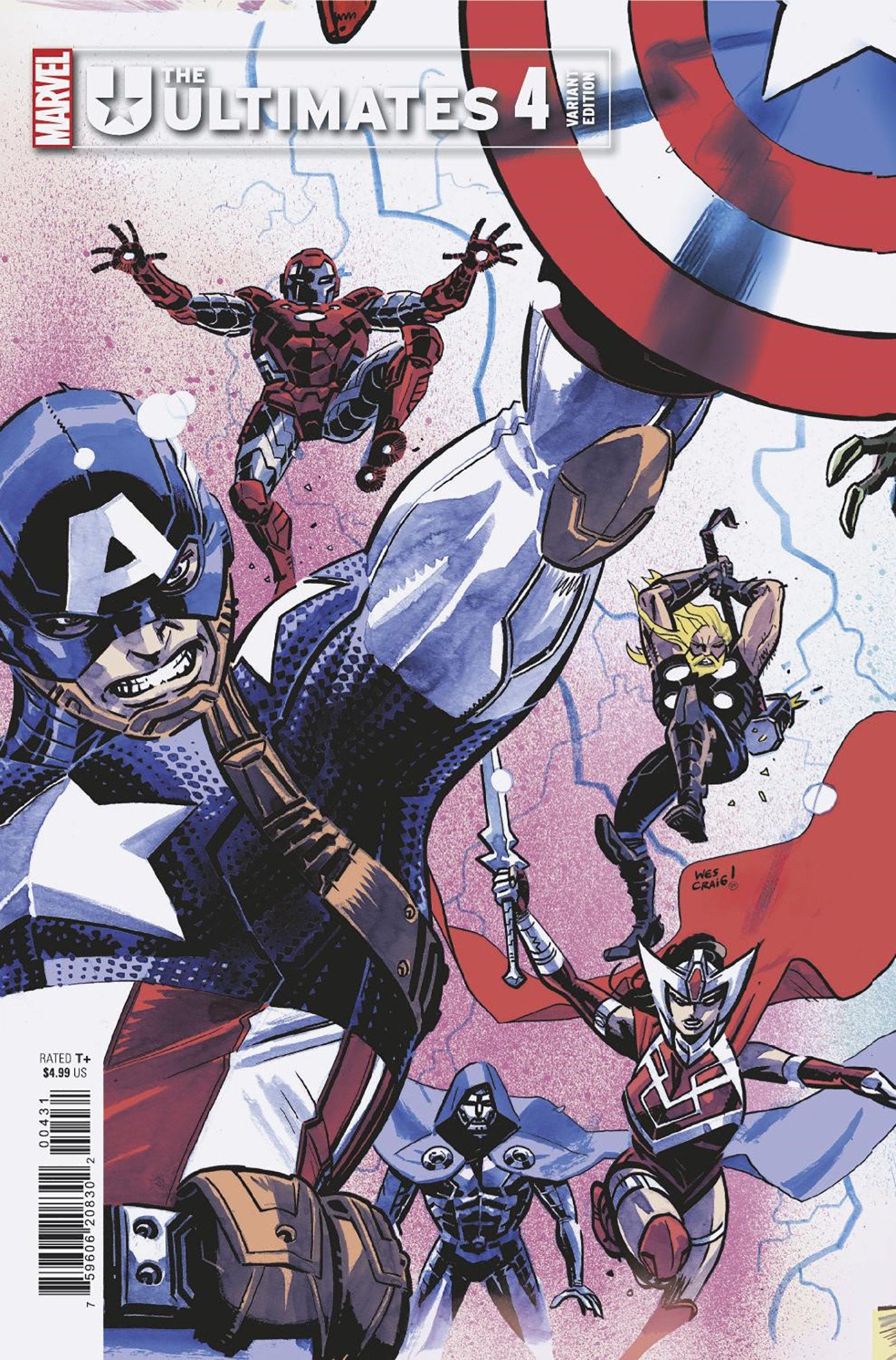 ULTIMATES #4 WES CRAIG CONNECTING VARIANT - Release Date: 9/4/24